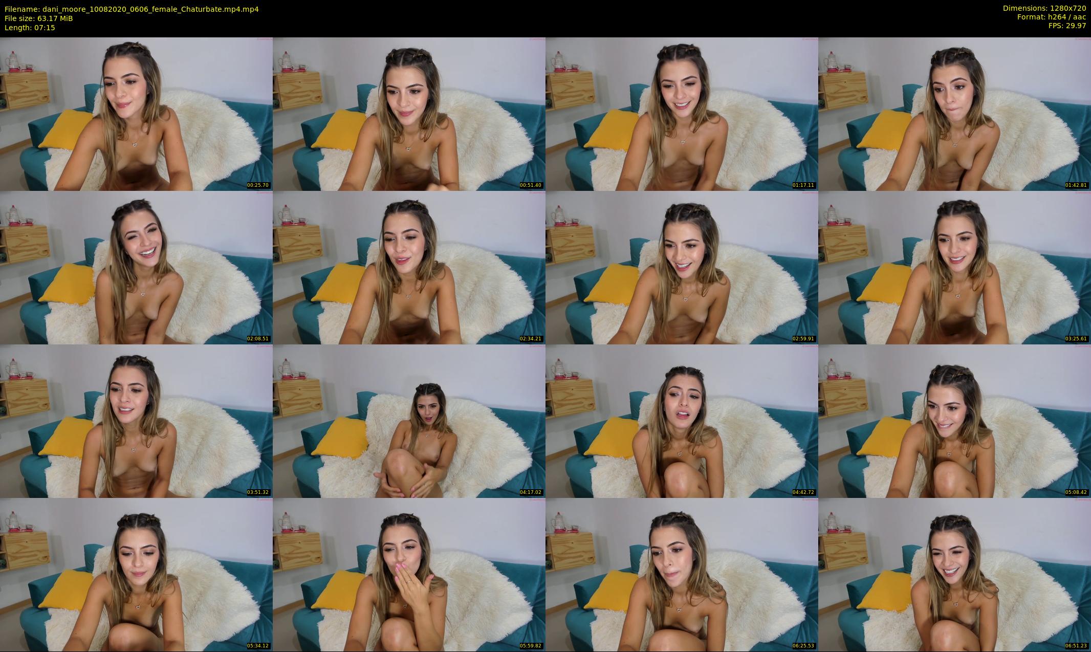 dani_moore — 8 minute Chaturbate female cam show recording, 720p, Aug 10, 2020