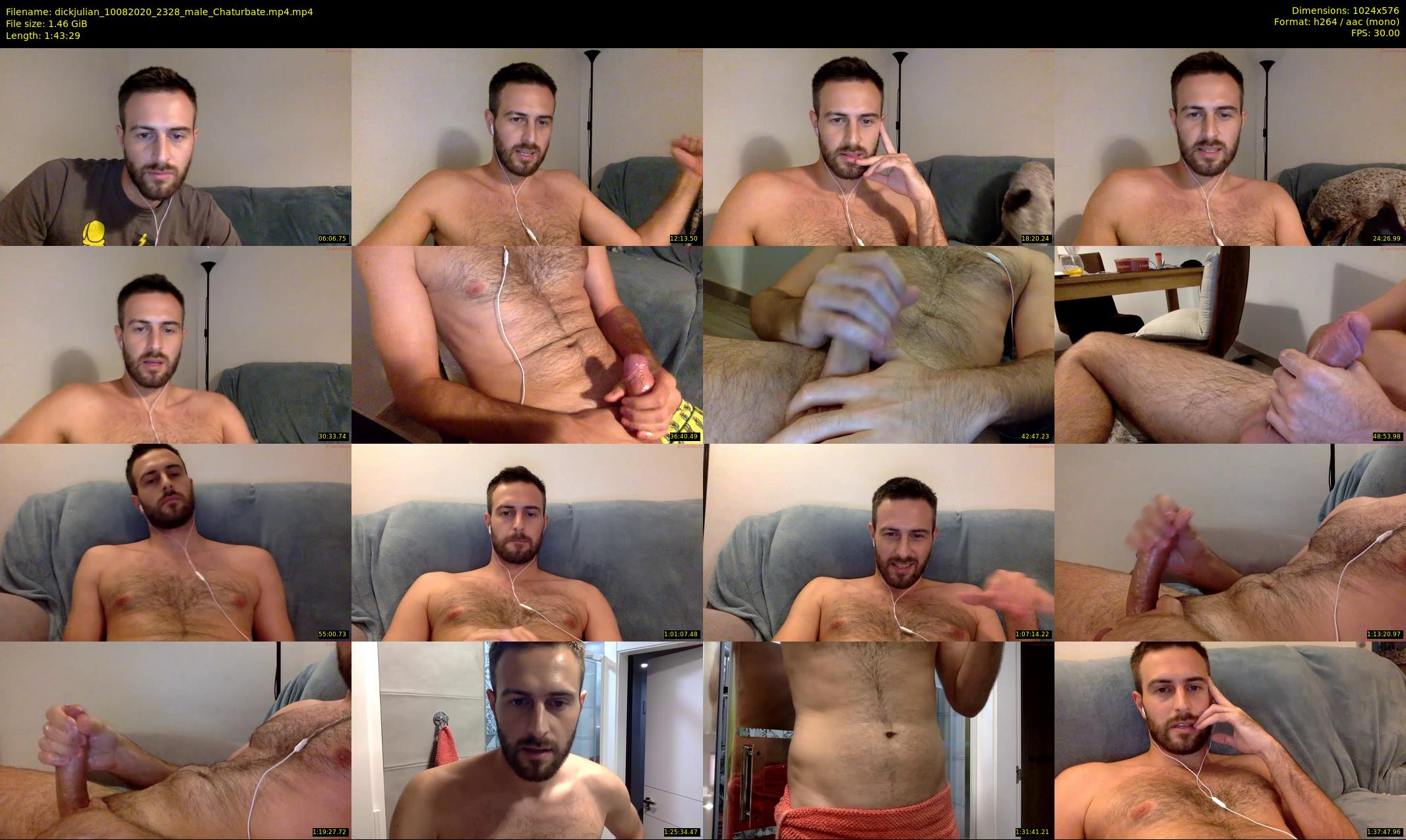 dickjulian — 104 minute Chaturbate male cam show recording, 480p, Aug 10, 2020