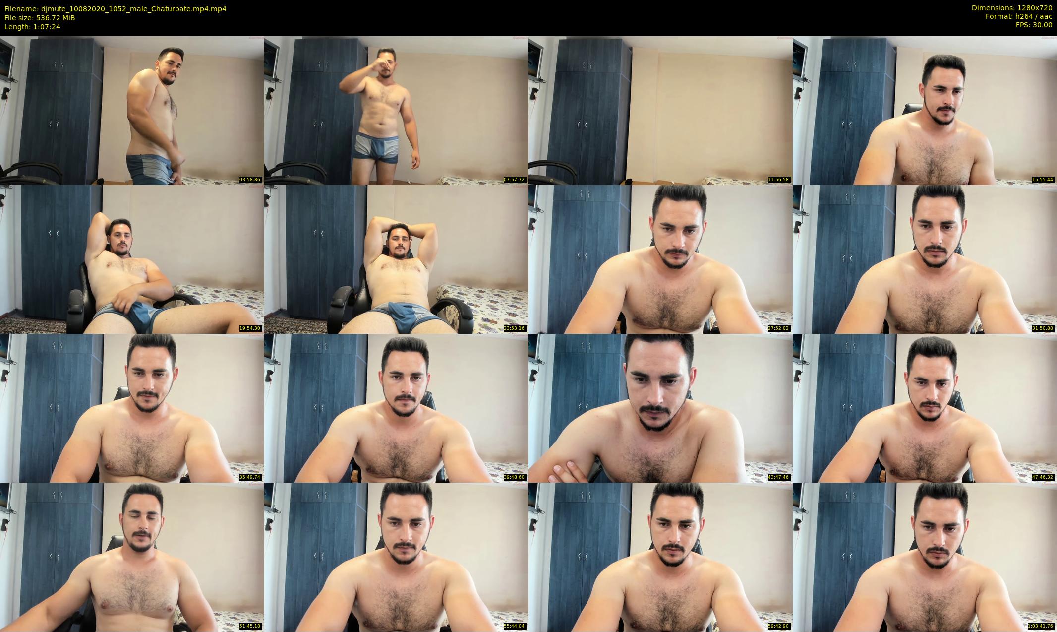djmute — 68 minute Chaturbate male cam show recording, 720p, Aug 10, 2020