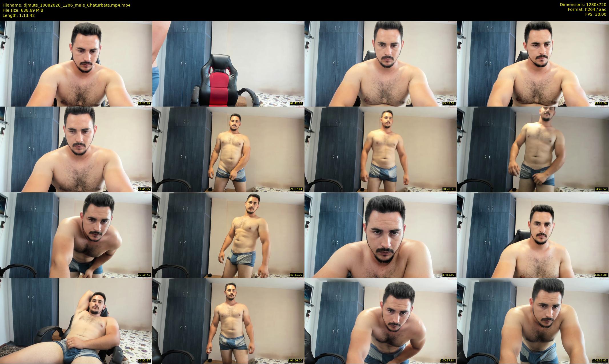 djmute — 74 minute Chaturbate male cam show recording, 720p, Aug 10, 2020