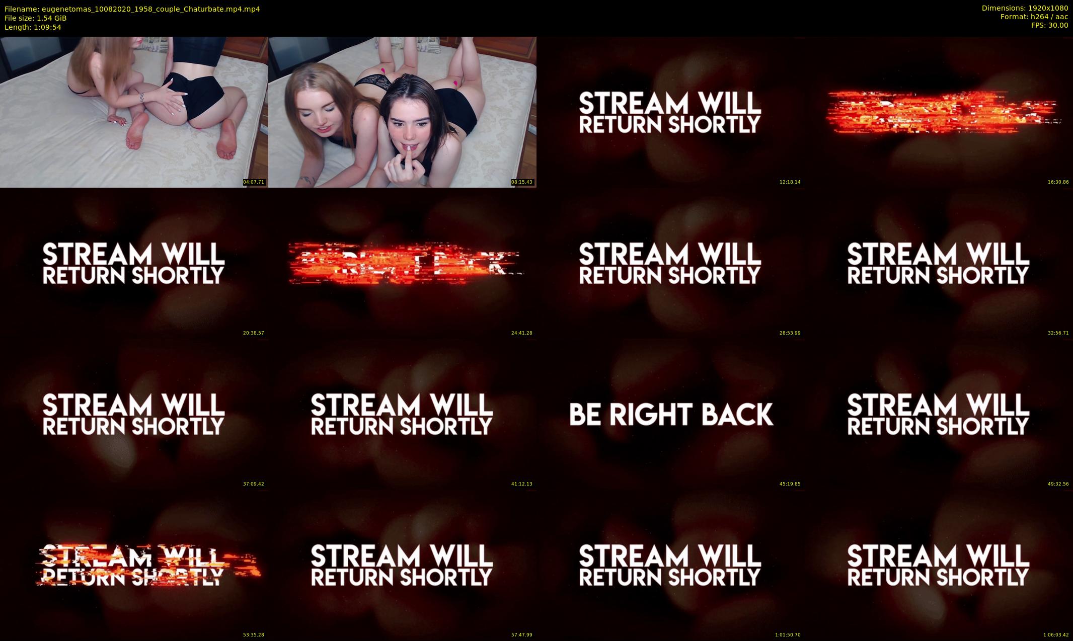 eugenetomas — 70 minute Chaturbate couple cam show recording, 1080p, Aug 10, 2020