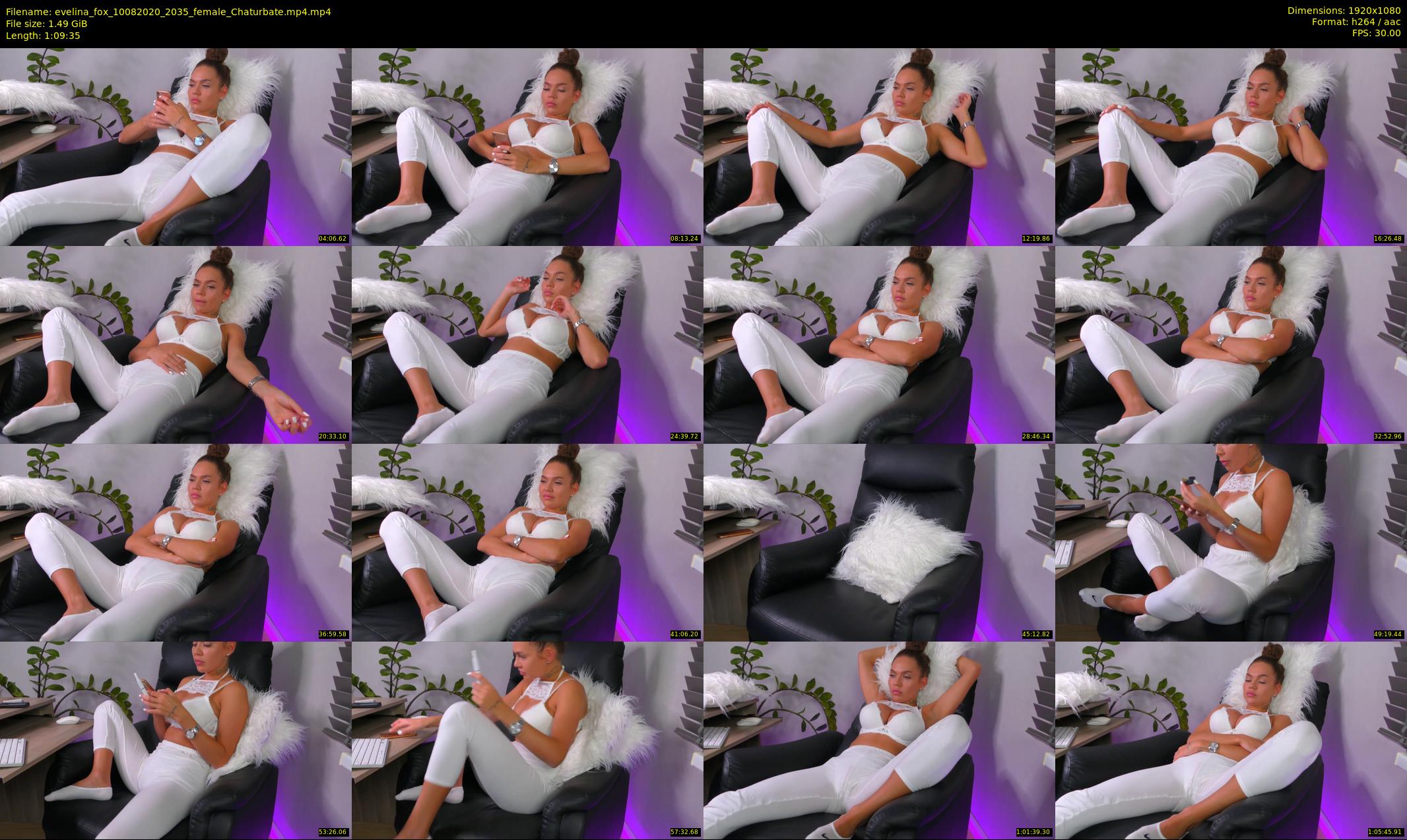 evelina_fox — 70 minute Chaturbate female cam show recording, 1080p, Aug 10, 2020