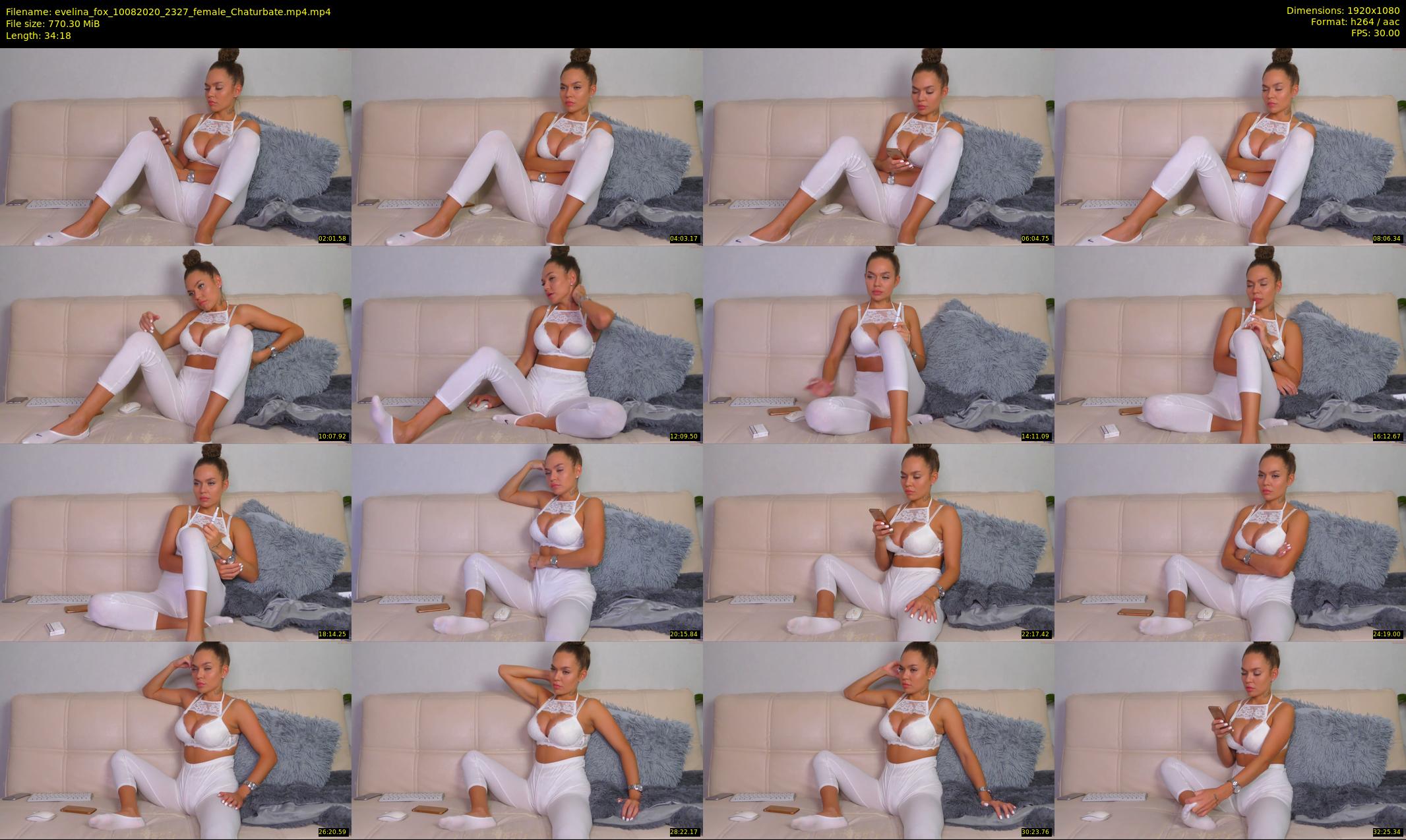 evelina_fox — 35 minute Chaturbate female cam show recording, 1080p, Aug 10, 2020
