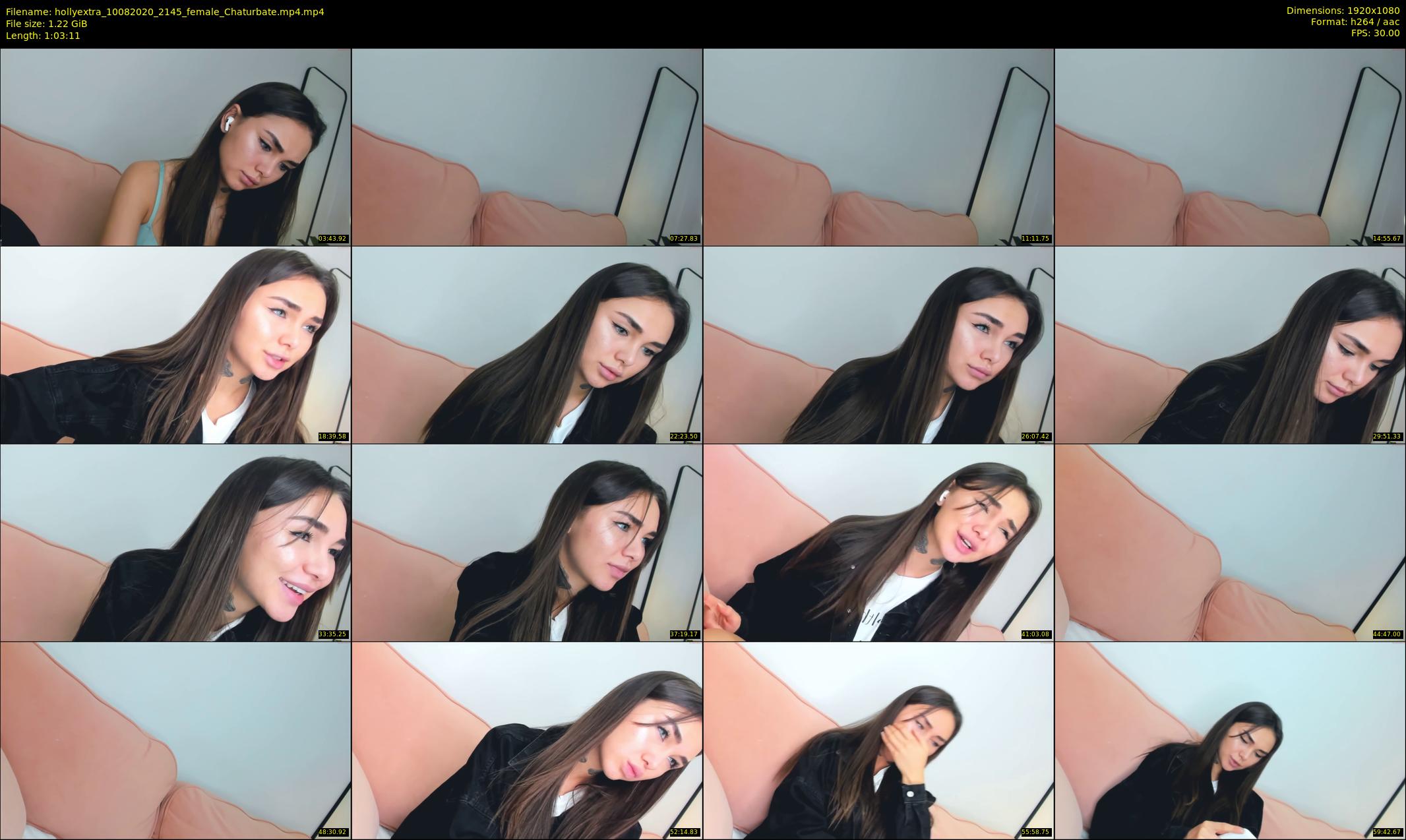 hollyextra — 64 minute Chaturbate female cam show recording, 1080p, Aug 10, 2020