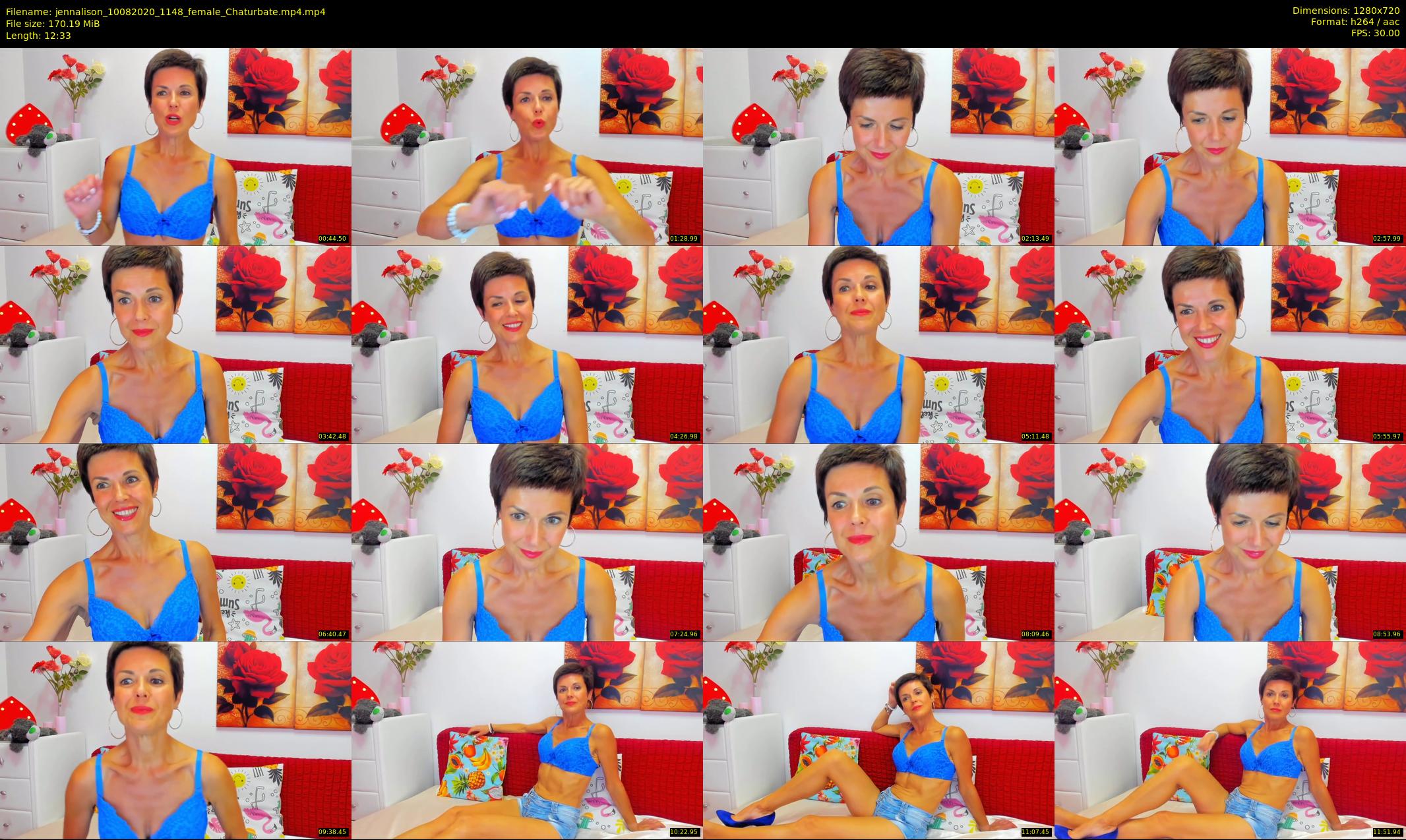 jennalison — 13 minute Chaturbate female cam show recording, 720p, Aug 10, 2020