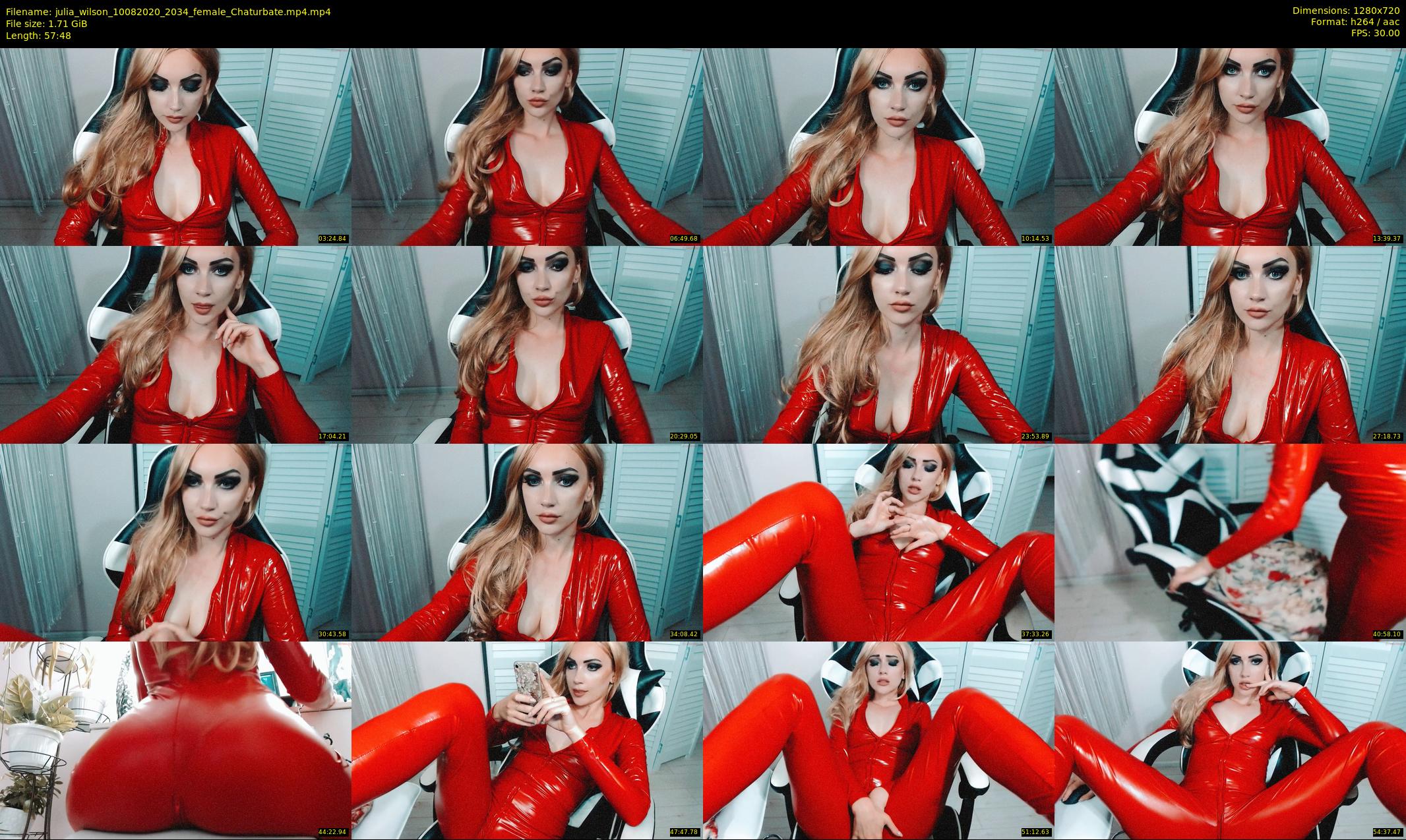 julia_wilson — 58 minute Chaturbate female cam show recording, 720p, Aug 10, 2020