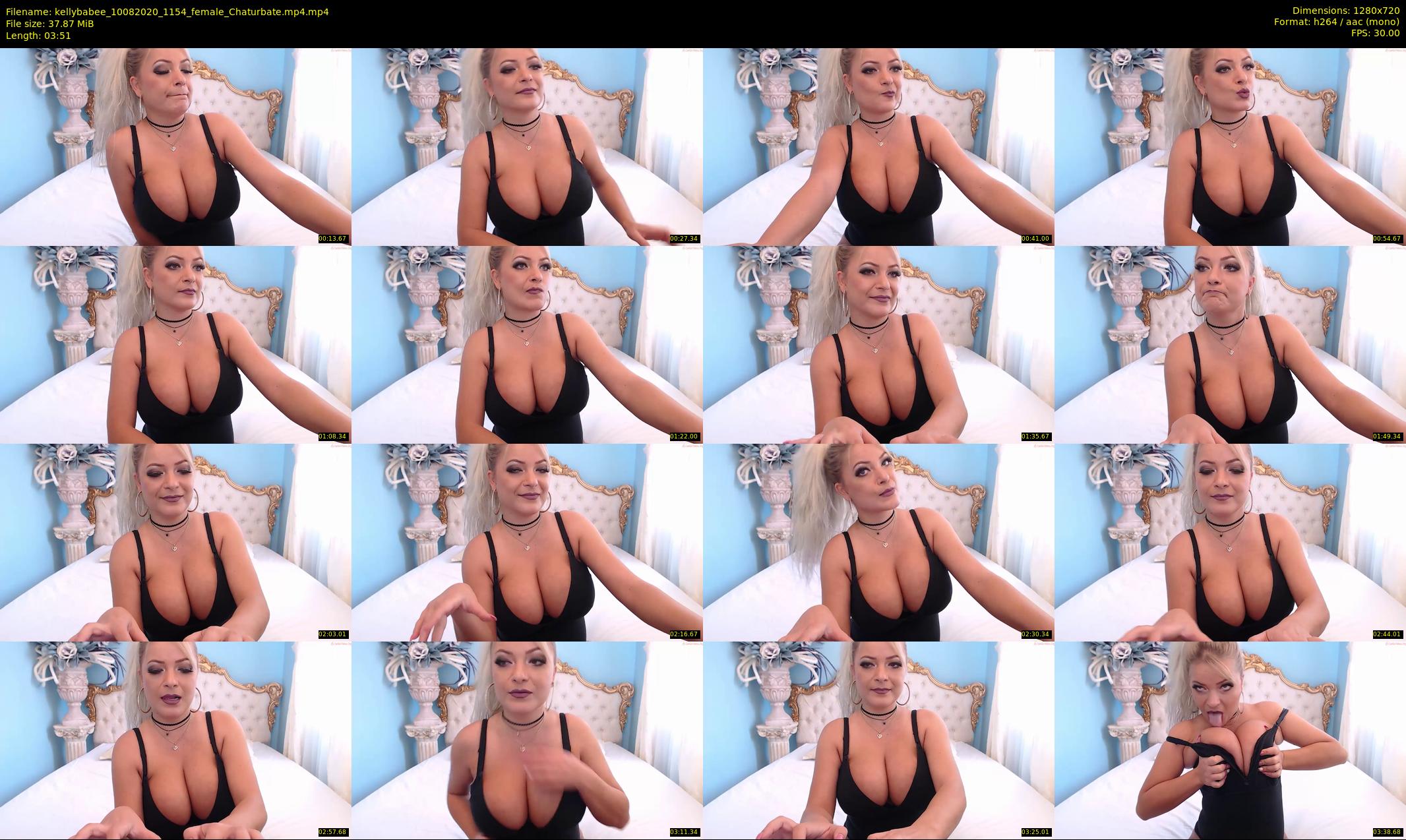 kellybabee — 4 minute Chaturbate female cam show recording, 720p, Aug 10, 2020
