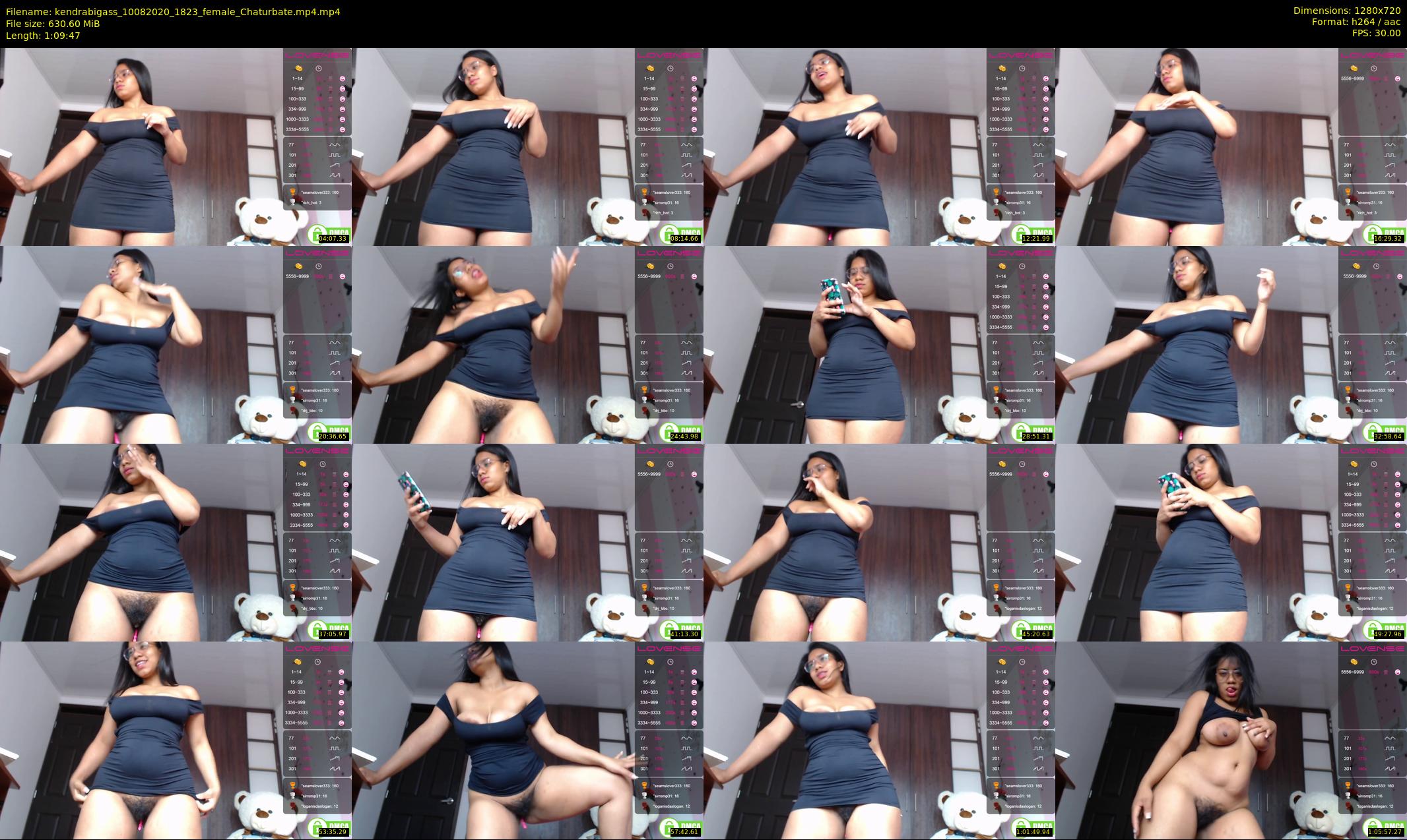 kendrabigass — 70 minute Chaturbate female cam show recording, 720p, Aug 10, 2020
