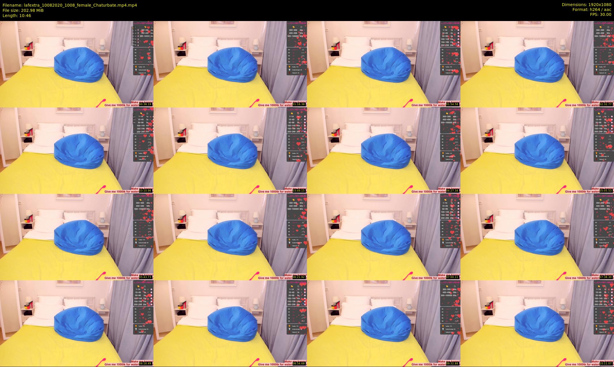 lafextra — 11 minute Chaturbate female cam show recording, 1080p, Aug 10, 2020