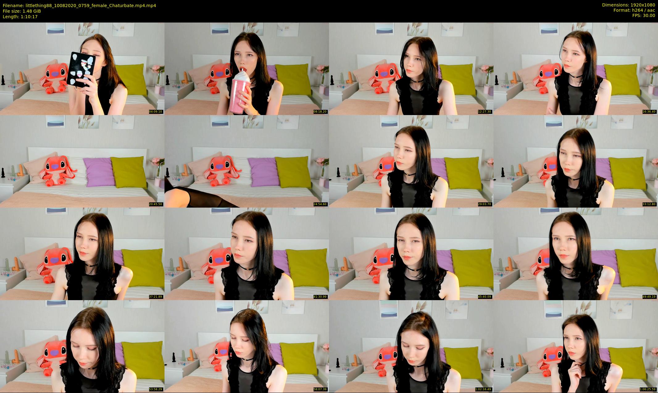 littlething88 — 71 minute Chaturbate female cam show recording, 1080p, Aug 10, 2020