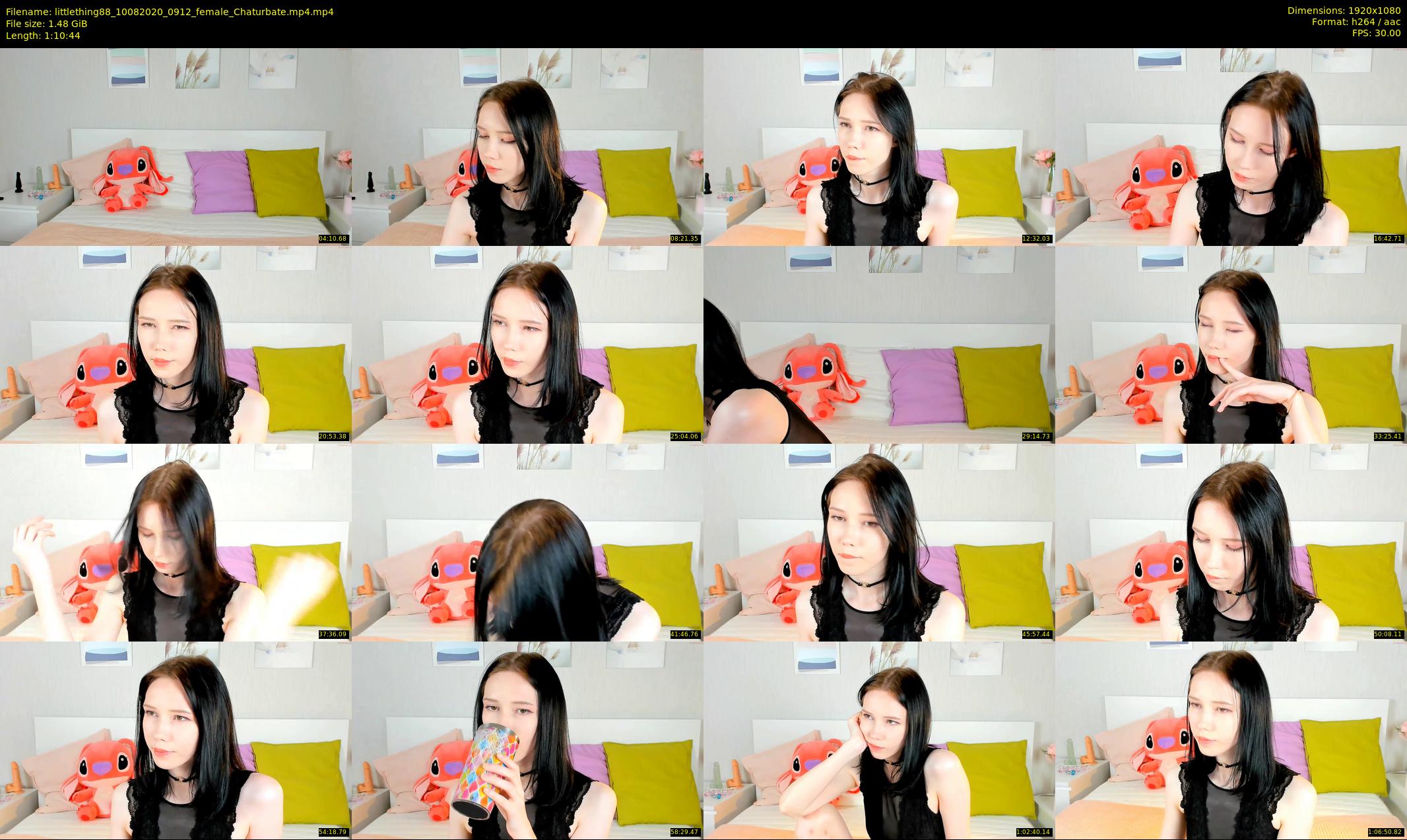 littlething88 — 71 minute Chaturbate female cam show recording, 1080p, Aug 10, 2020