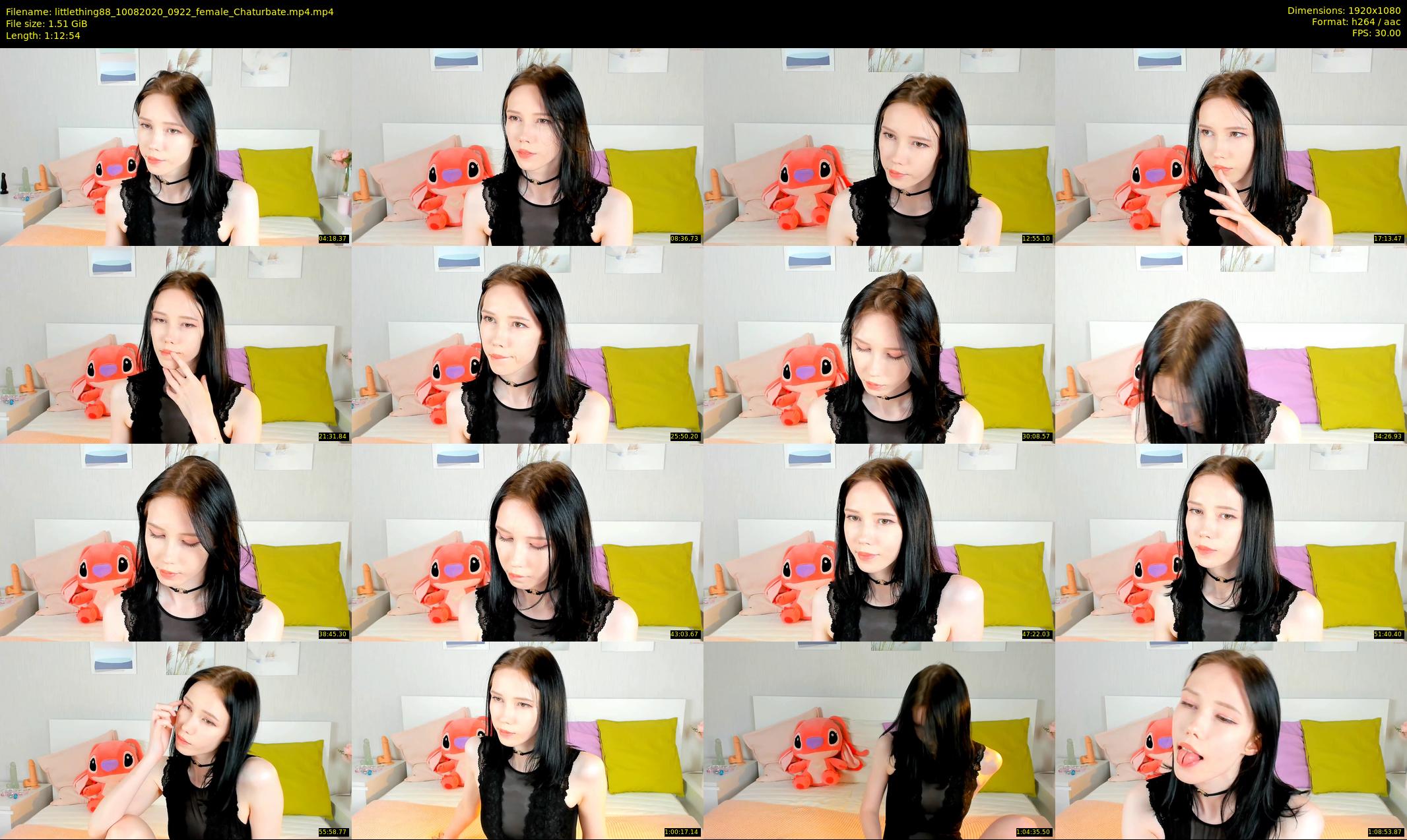 littlething88 — 73 minute Chaturbate female cam show recording, 1080p, Aug 10, 2020