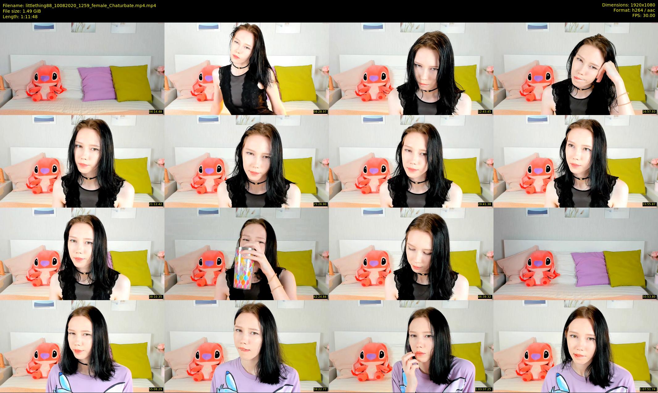 littlething88 — 72 minute Chaturbate female cam show recording, 1080p, Aug 10, 2020