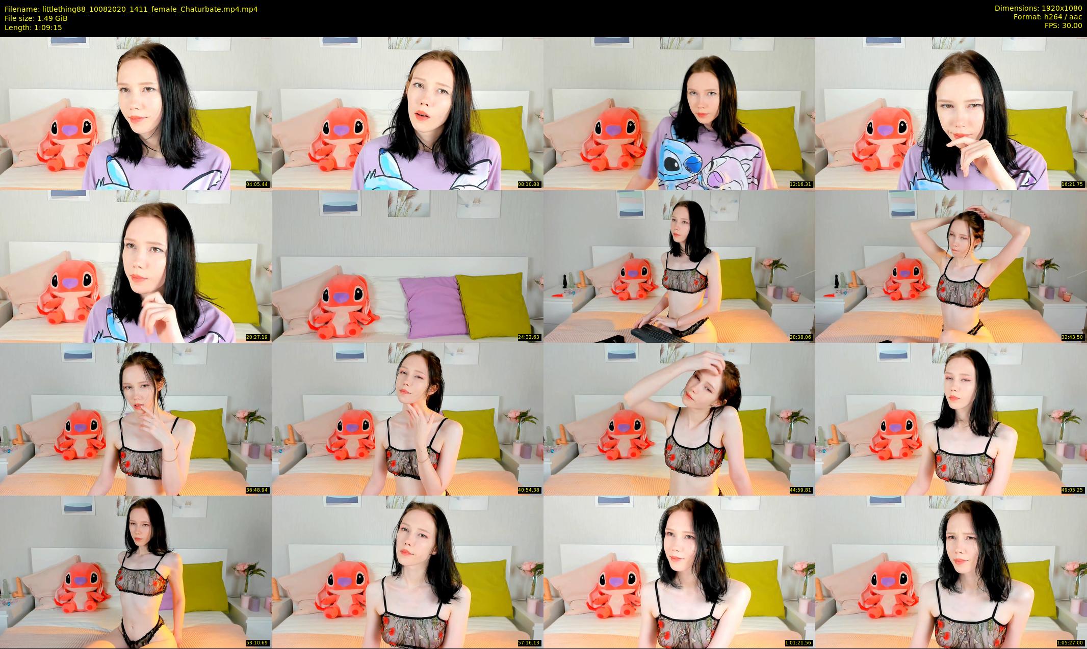 littlething88 — 70 minute Chaturbate female cam show recording, 1080p, Aug 10, 2020