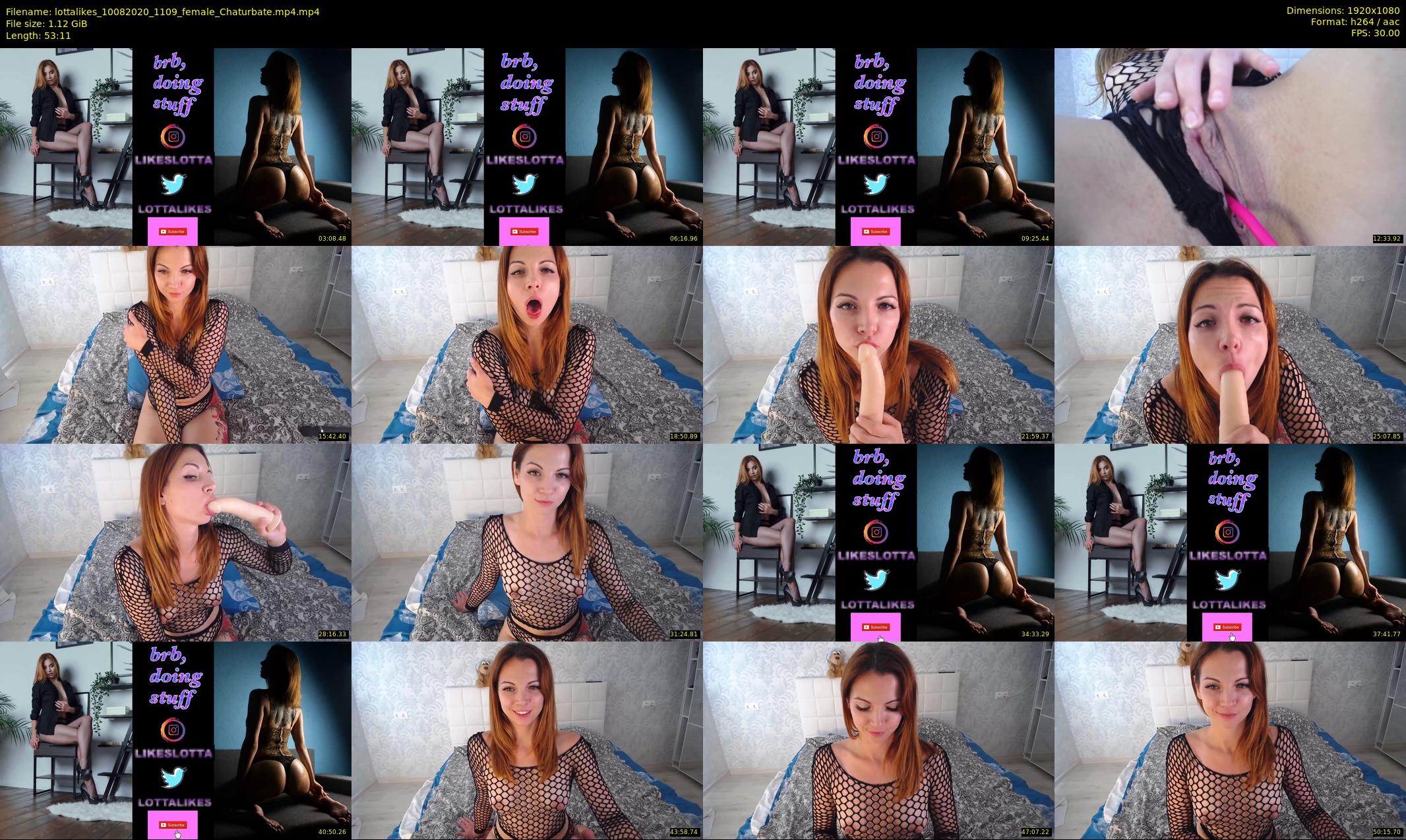 lottalikes — 54 minute Chaturbate female cam show recording, 1080p, Aug 10, 2020