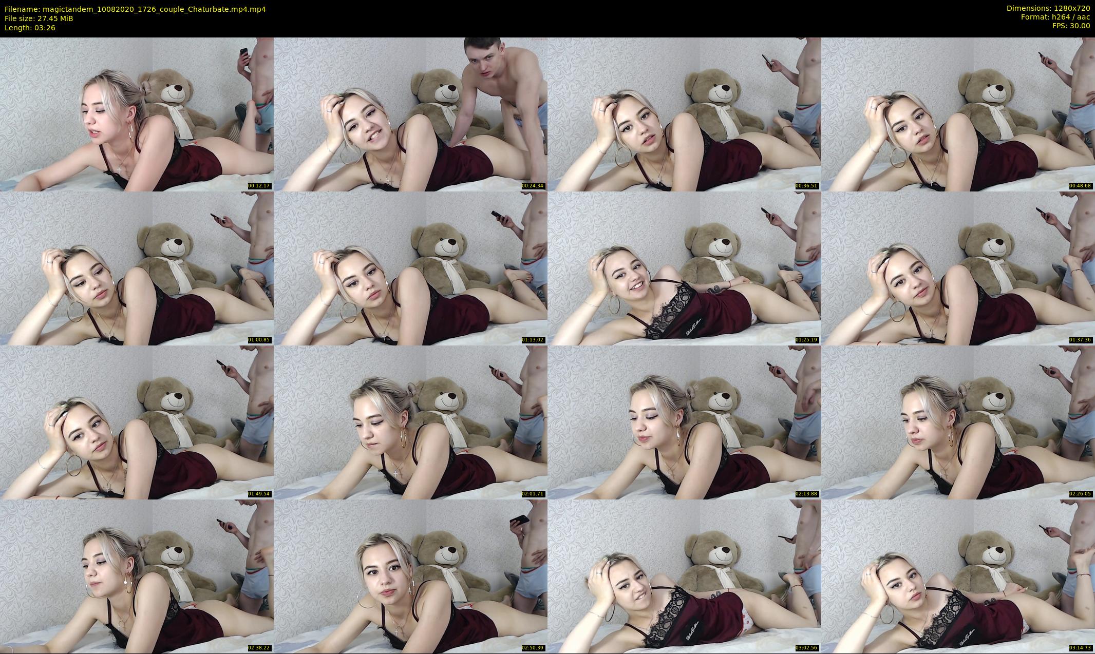 magictandem — 4 minute Chaturbate couple cam show recording, 720p, Aug 10, 2020