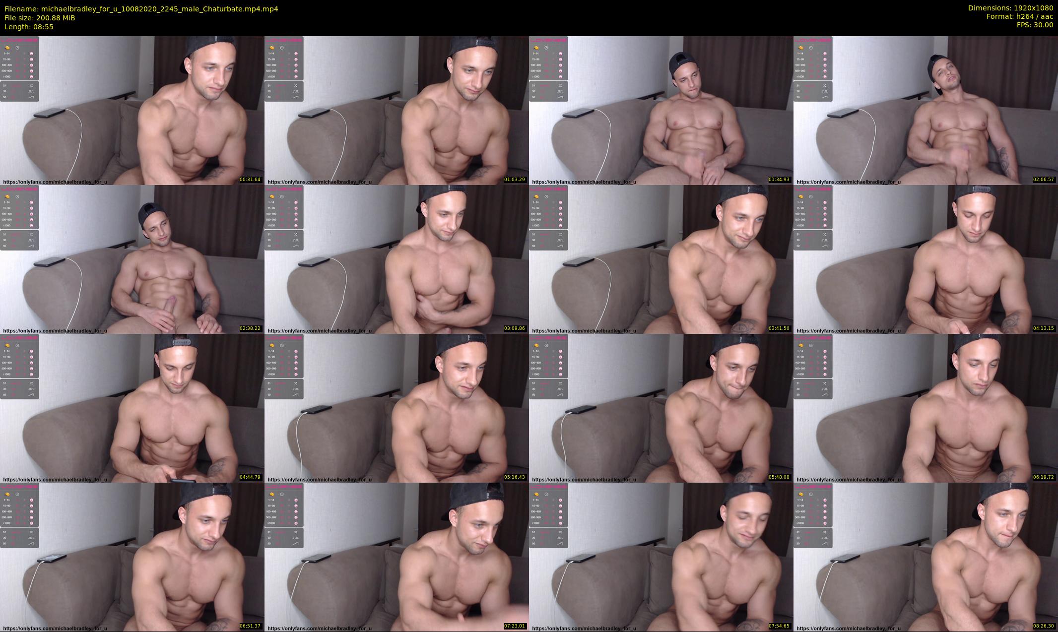 michaelbradley_for_u — 9 minute Chaturbate male cam show recording, 1080p, Aug 10, 2020