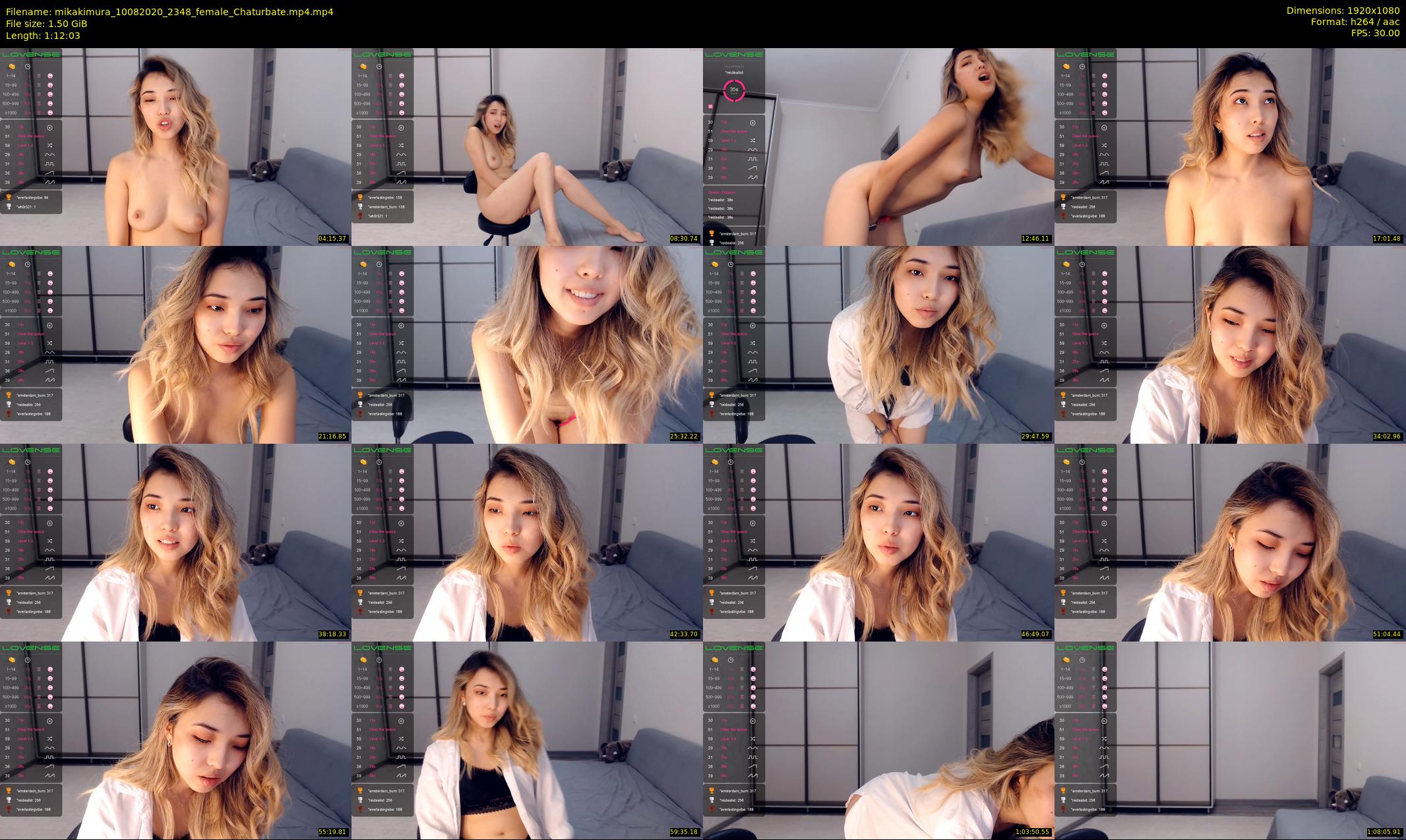 mikakimura — 73 minute Chaturbate female cam show recording, 1080p, Aug 10, 2020