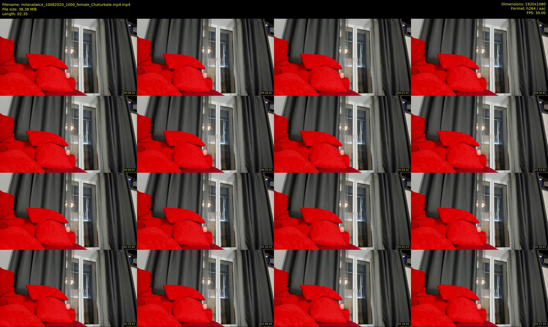 milanatwice — 3 minute Chaturbate female cam show recording, 1080p, Aug 10, 2020