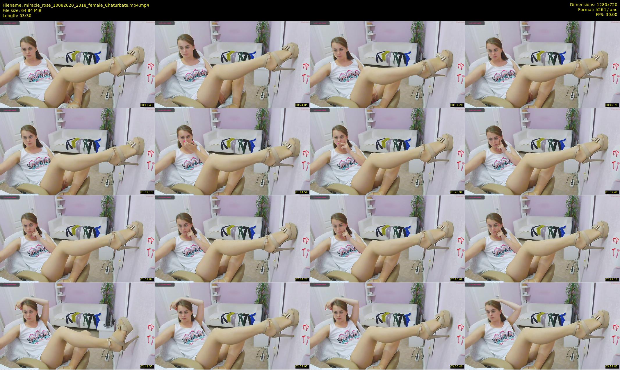 miracle_rose — 4 minute Chaturbate female cam show recording, 720p, Aug 10, 2020