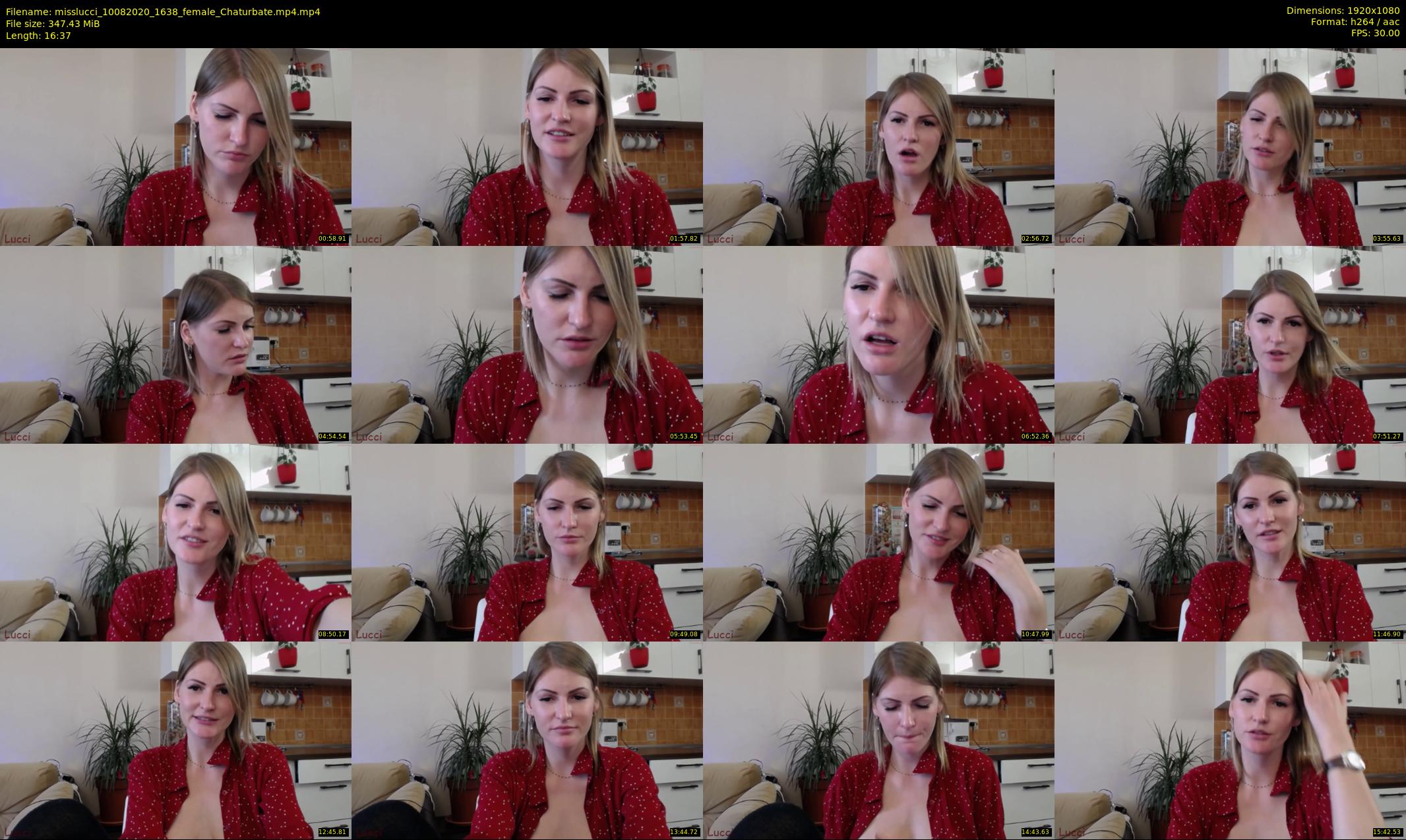 misslucci — 17 minute Chaturbate female cam show recording, 1080p, Aug 10, 2020