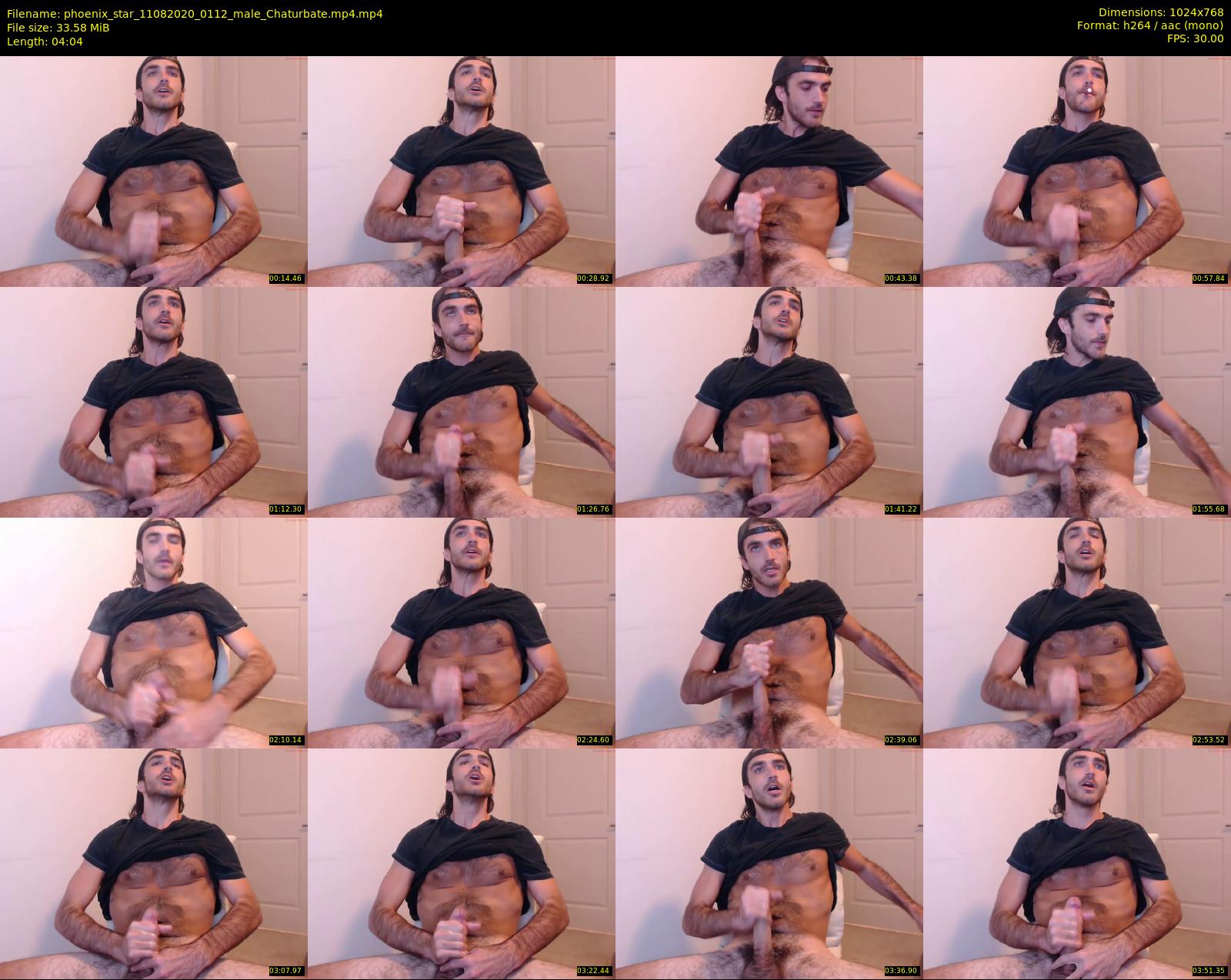 phoenix_star — 5 minute Chaturbate male cam show recording, 720p, Aug 11, 2020
