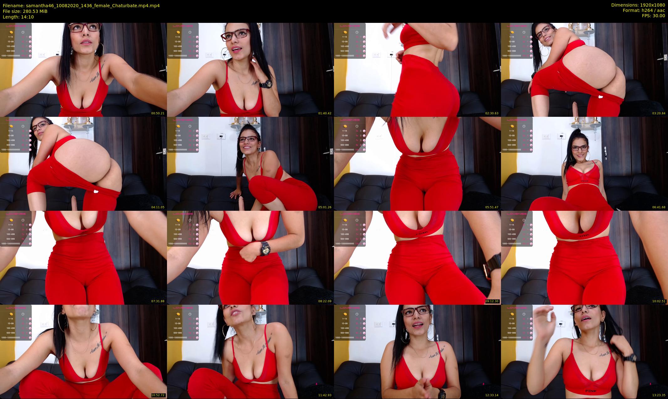 samantha46 — 15 minute Chaturbate female cam show recording, 1080p, Aug 10, 2020