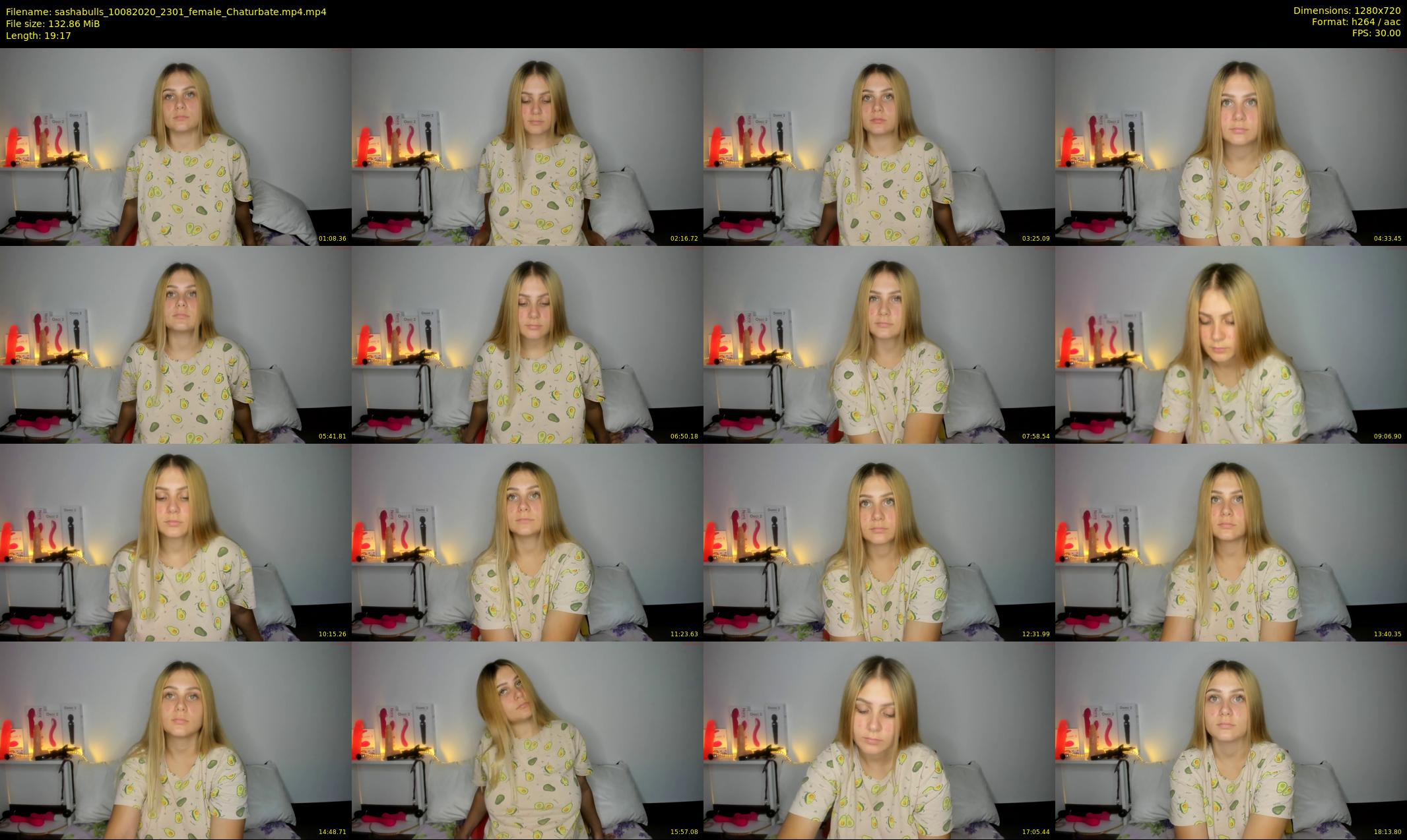 sashabulls — 20 minute Chaturbate couple cam show recording, 720p, Aug 10, 2020
