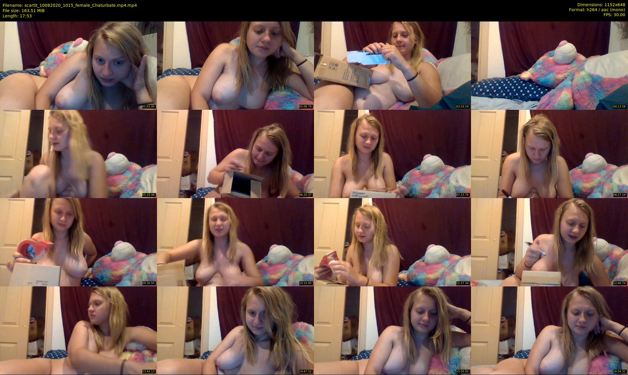 scartit — 18 minute Chaturbate female cam show recording, 480p, Aug 10, 2020