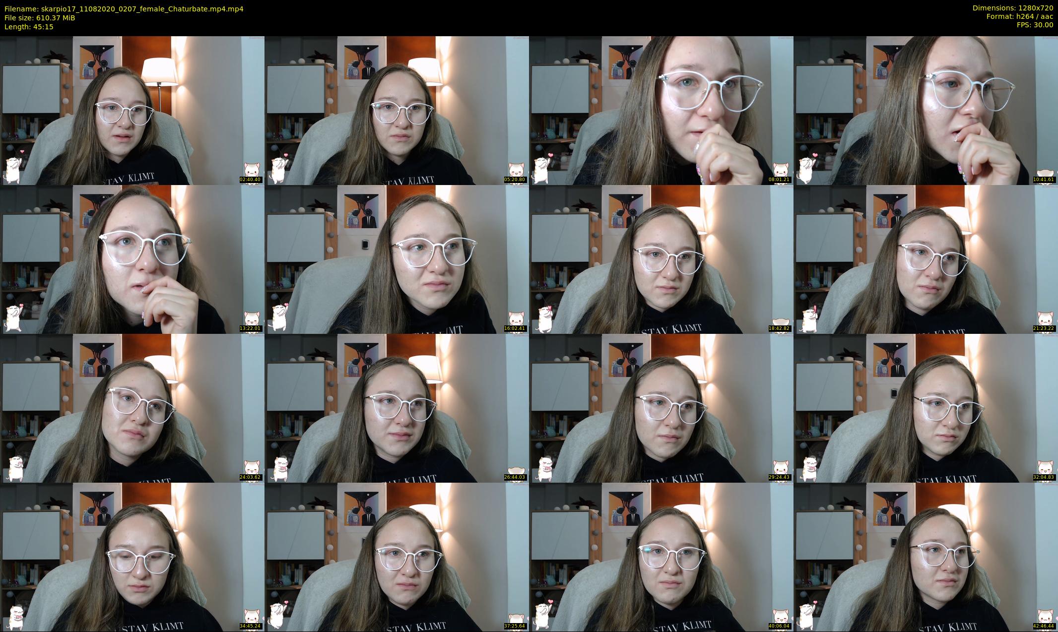 skarpio17 — 46 minute Chaturbate female cam show recording, 720p, Aug 11, 2020