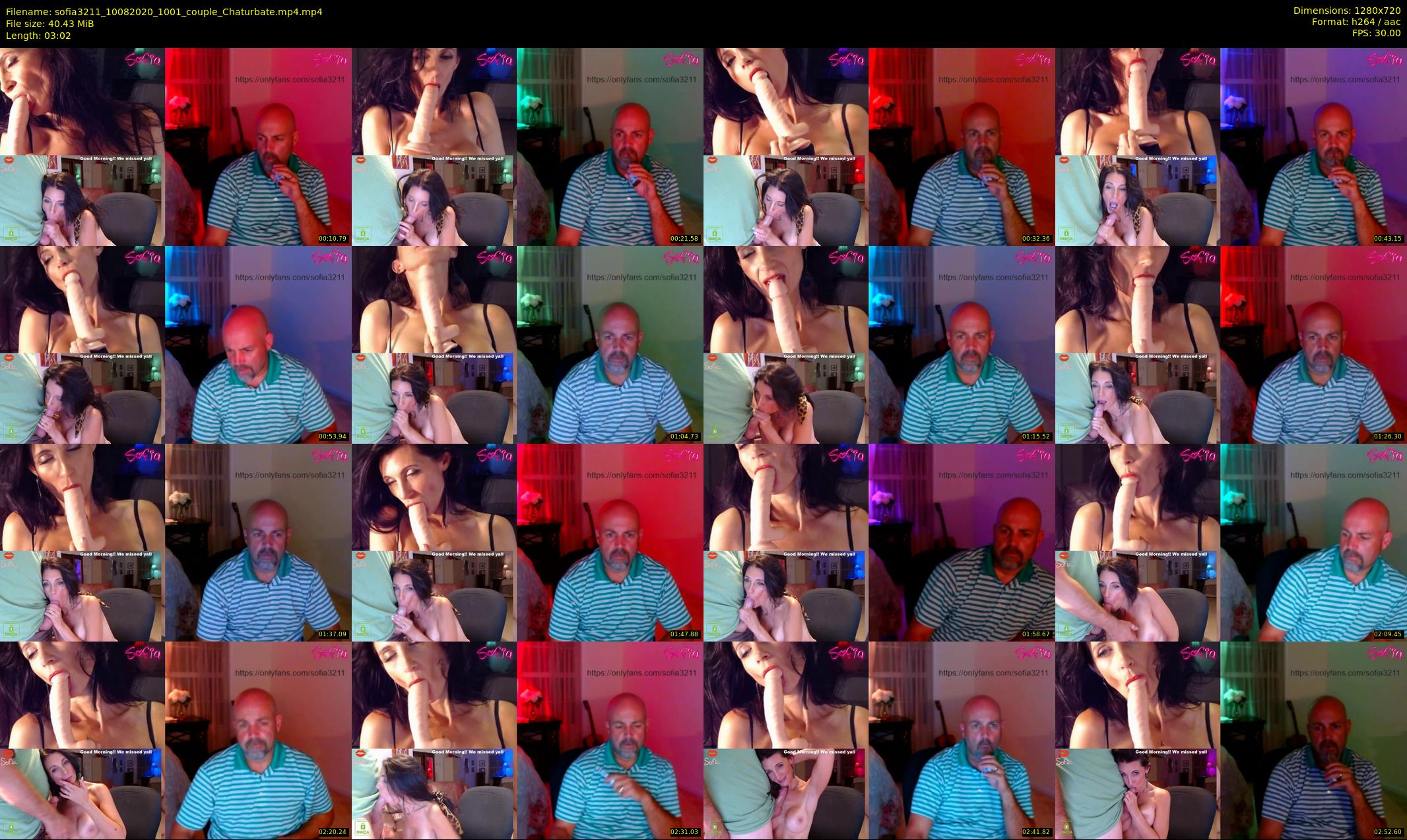 sofia3211 — 4 minute Chaturbate couple cam show recording, 720p, Aug 10, 2020