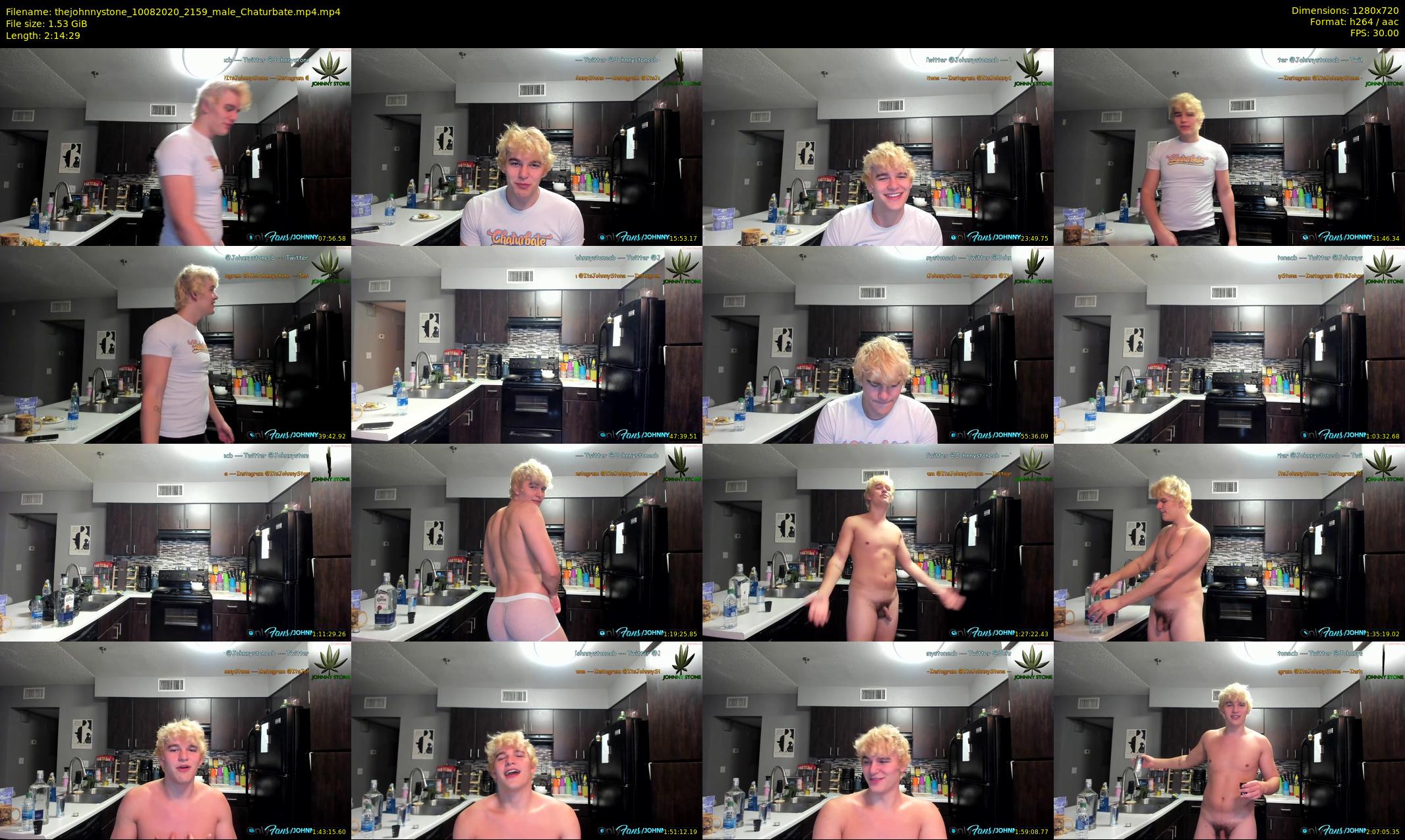 thejohnnystone — 135 minute Chaturbate male cam show recording, 720p, Aug 10, 2020