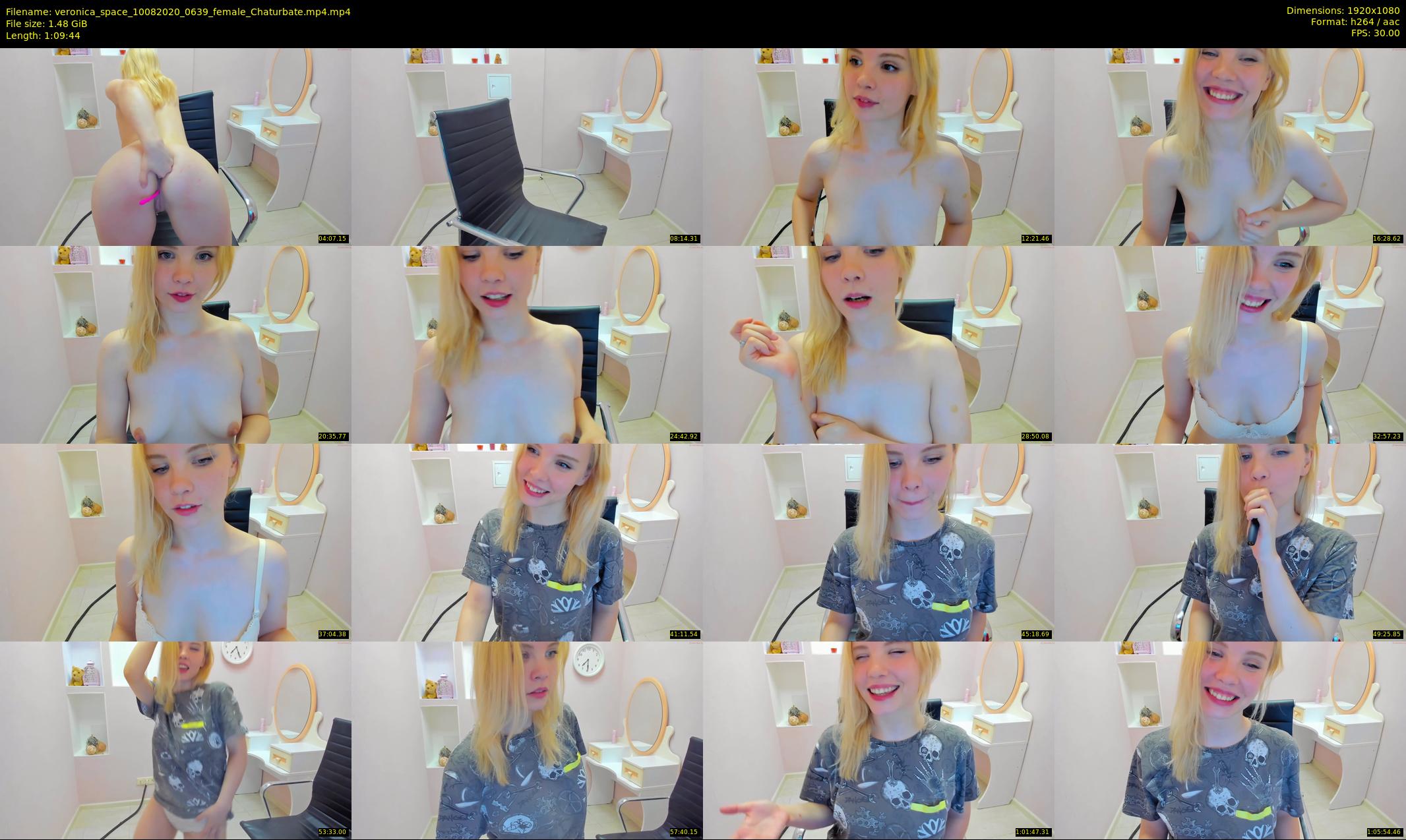 veronica_space — 70 minute Chaturbate female cam show recording, 1080p, Aug 10, 2020