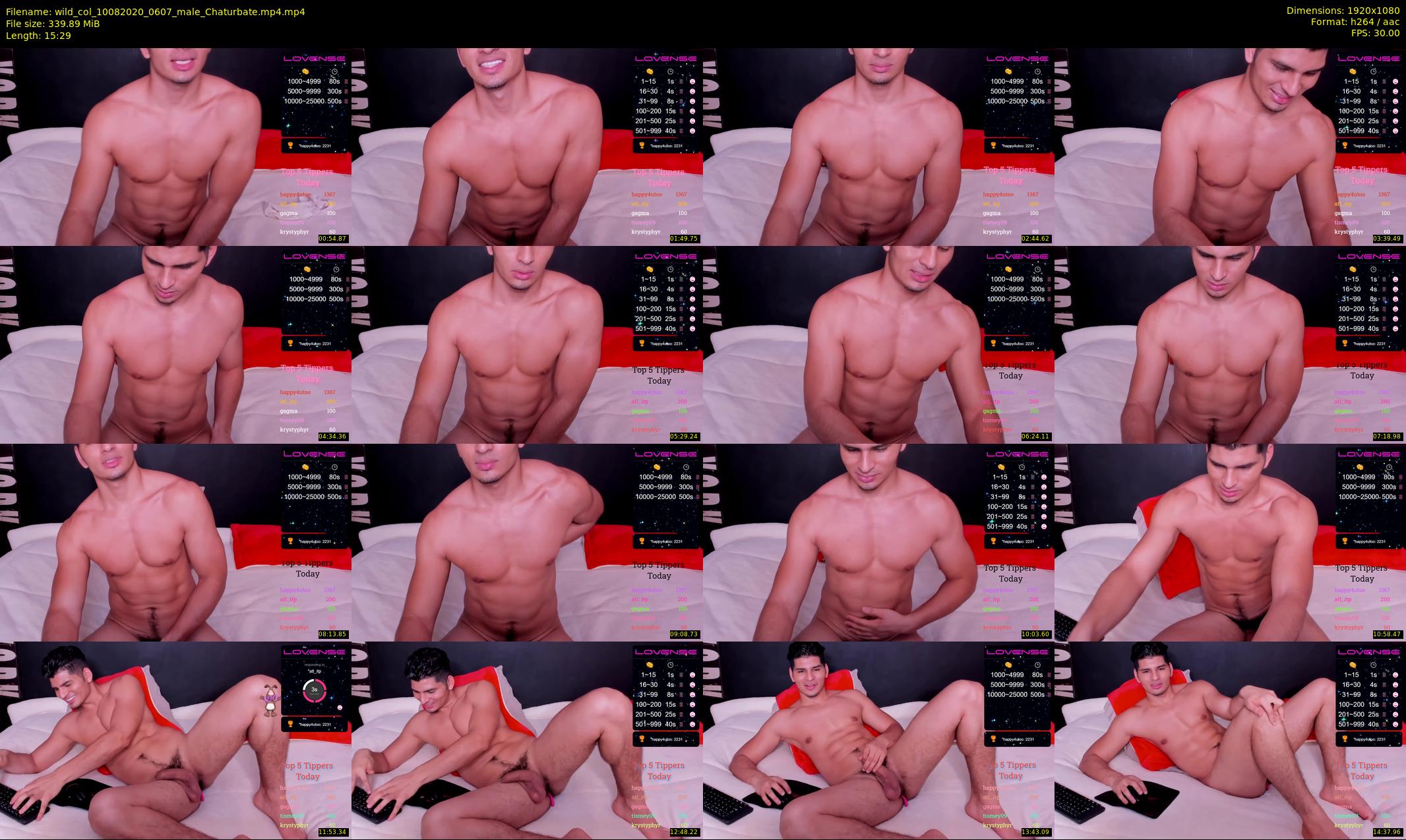 wild_col — 16 minute Chaturbate male cam show recording, 1080p, Aug 10, 2020