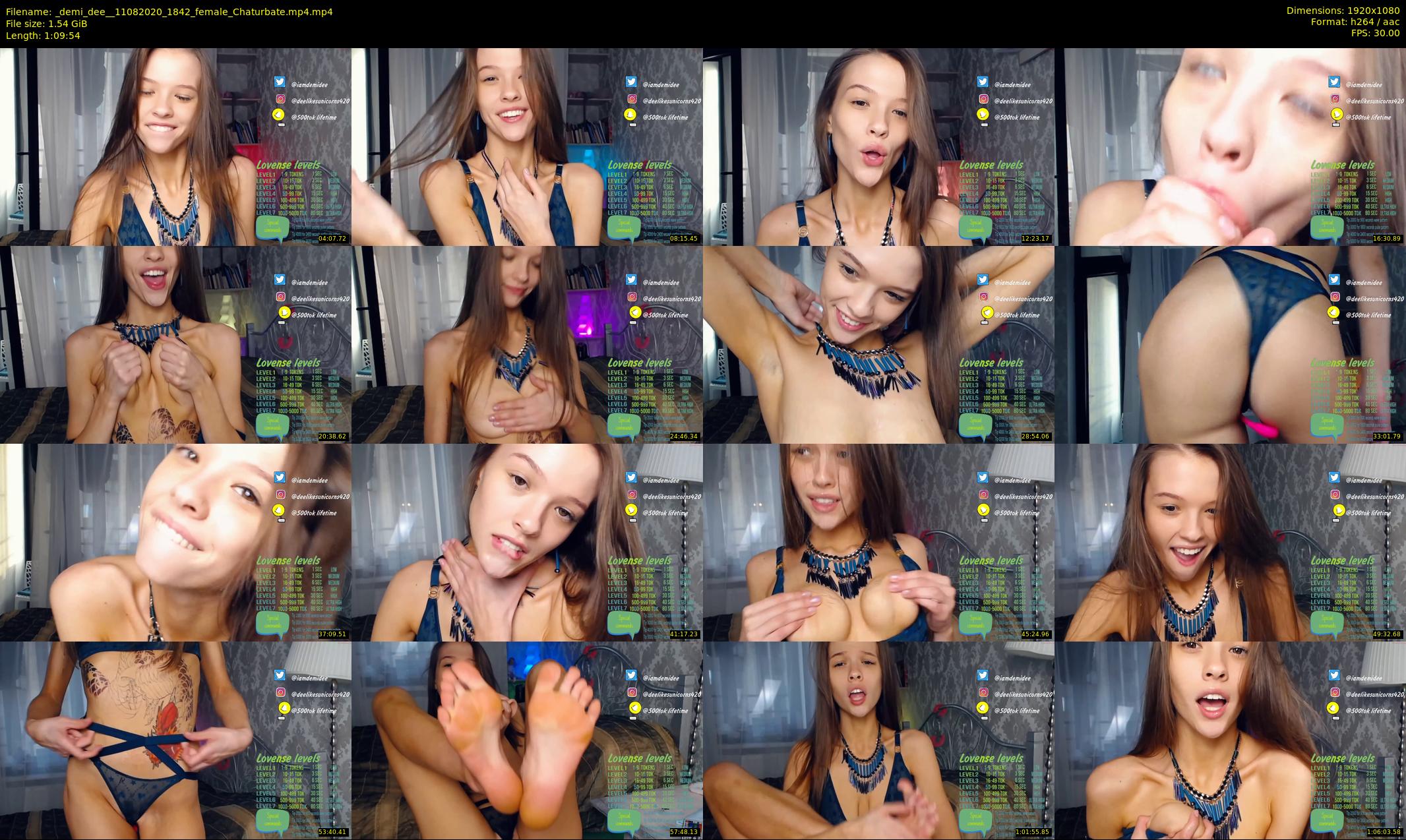 _demi_dee_ — 70 minute Chaturbate female cam show recording, 1080p, Aug 11, 2020