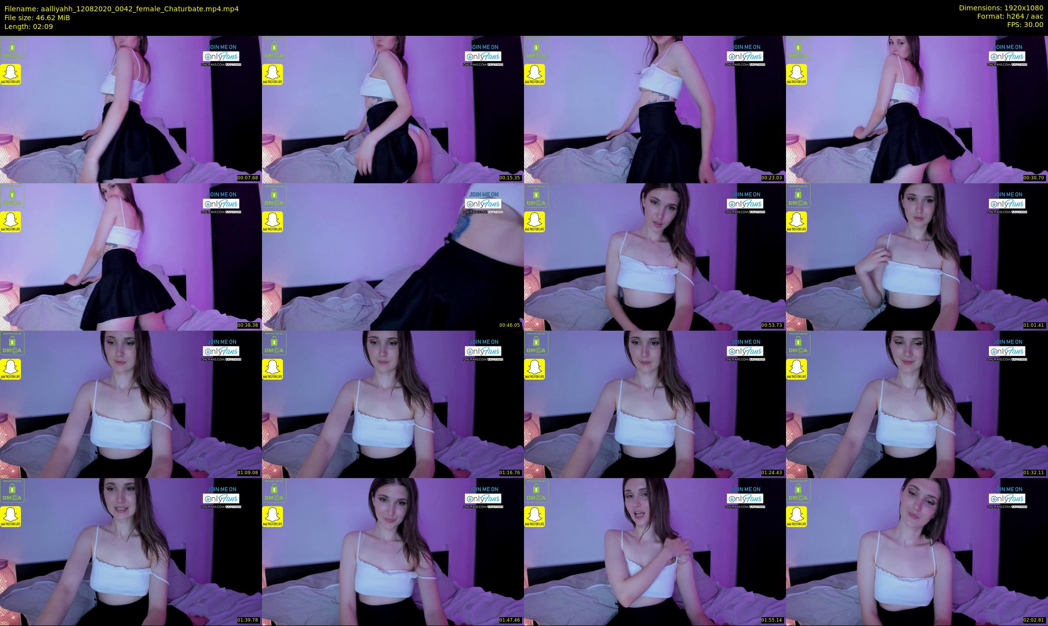 aalliyahh — 3 minute Chaturbate female cam show recording, 1080p, Aug 12, 2020