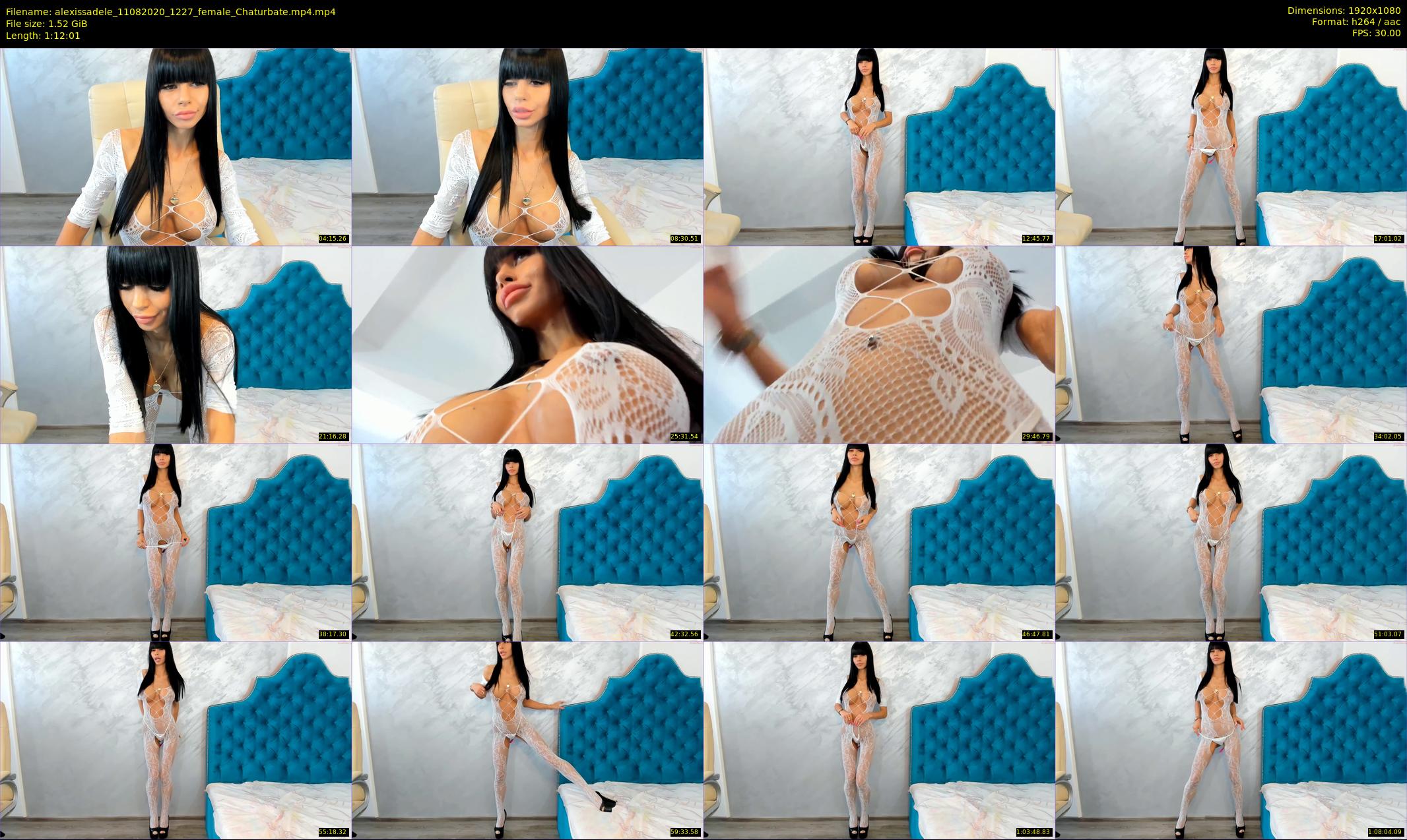 alexissadele — 73 minute Chaturbate female cam show recording, 1080p, Aug 11, 2020