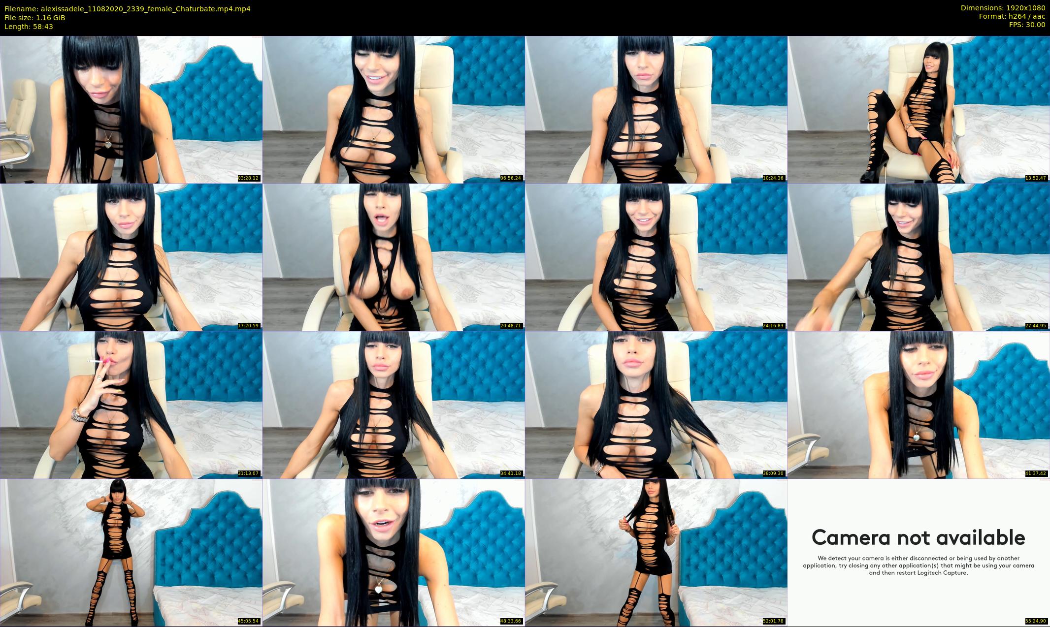 alexissadele — 59 minute Chaturbate female cam show recording, 1080p, Aug 11, 2020