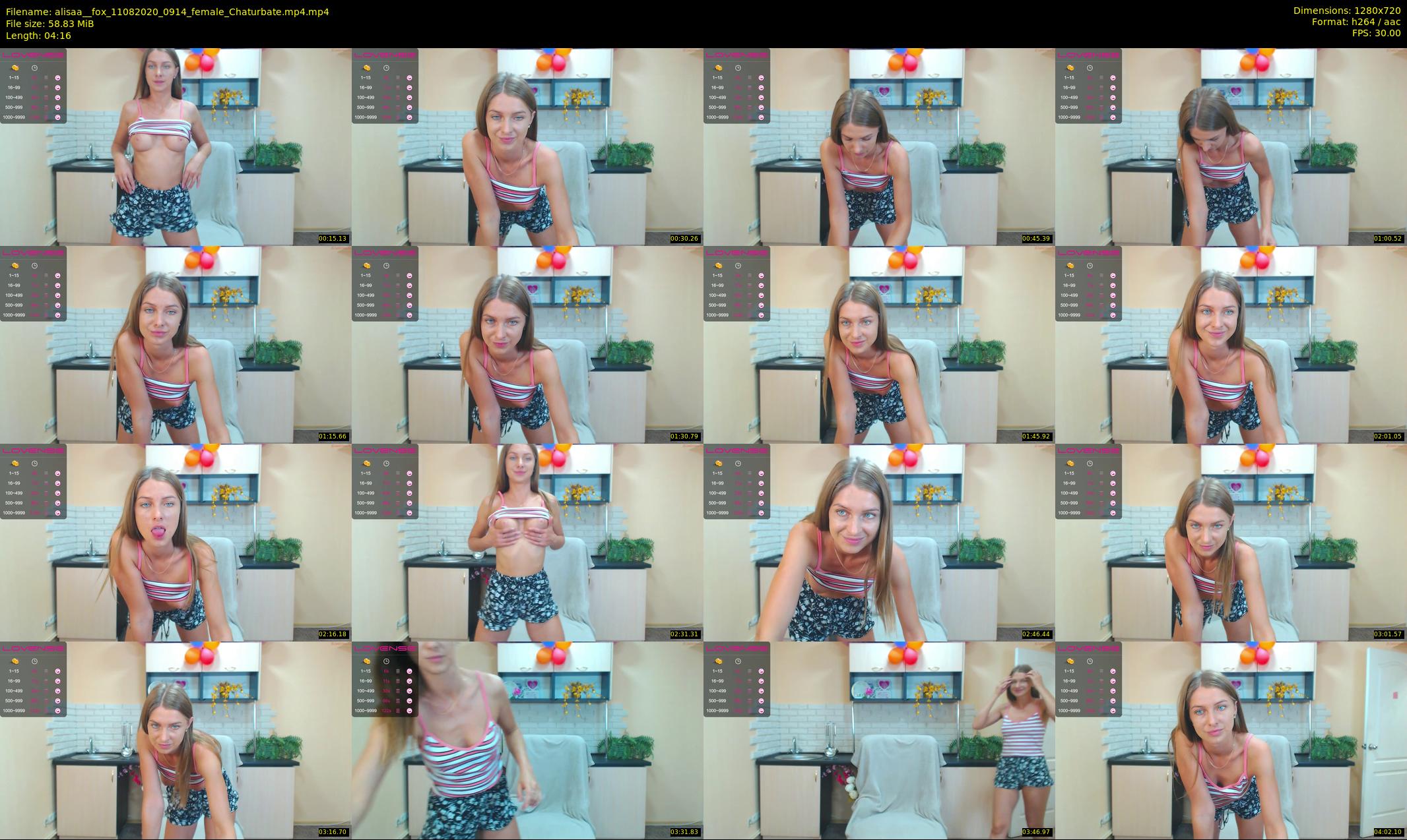 alisaa__fox — 5 minute Chaturbate female cam show recording, 720p, Aug 11, 2020
