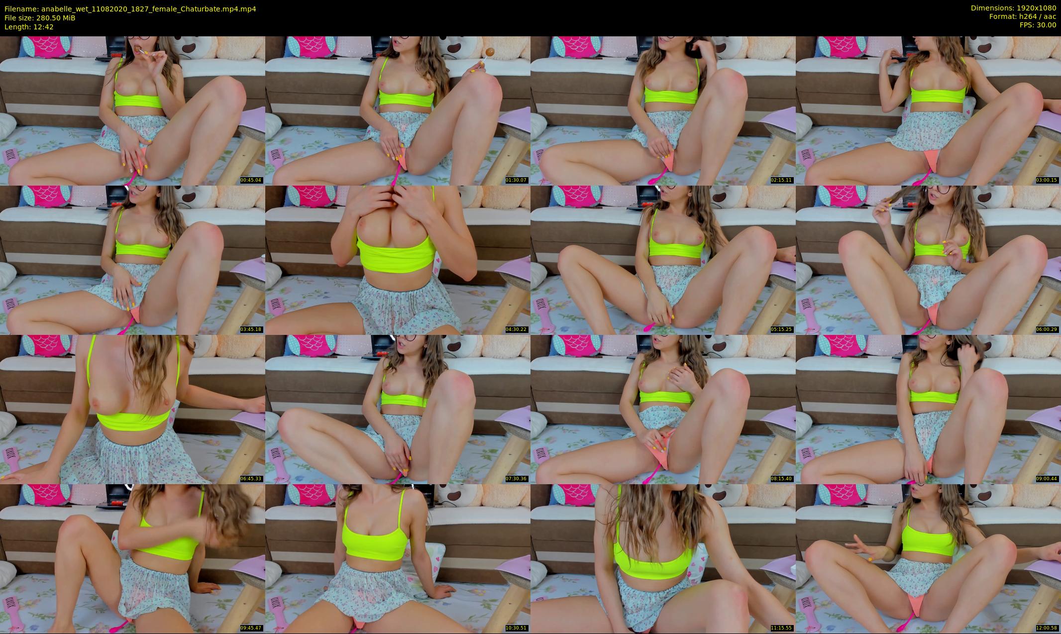 anabelle_wet — 13 minute Chaturbate female cam show recording, 1080p, Aug 11, 2020