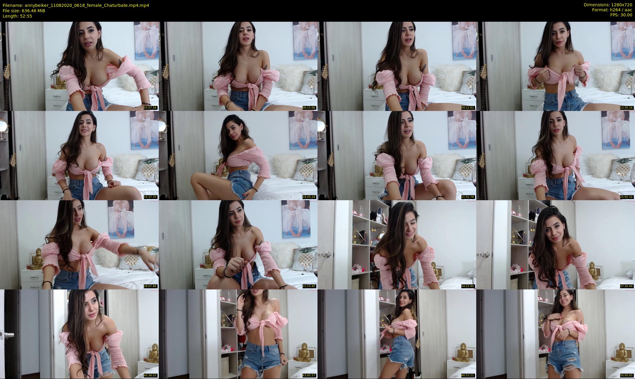 annybeiker — 53 minute Chaturbate female cam show recording, 720p, Aug 11, 2020