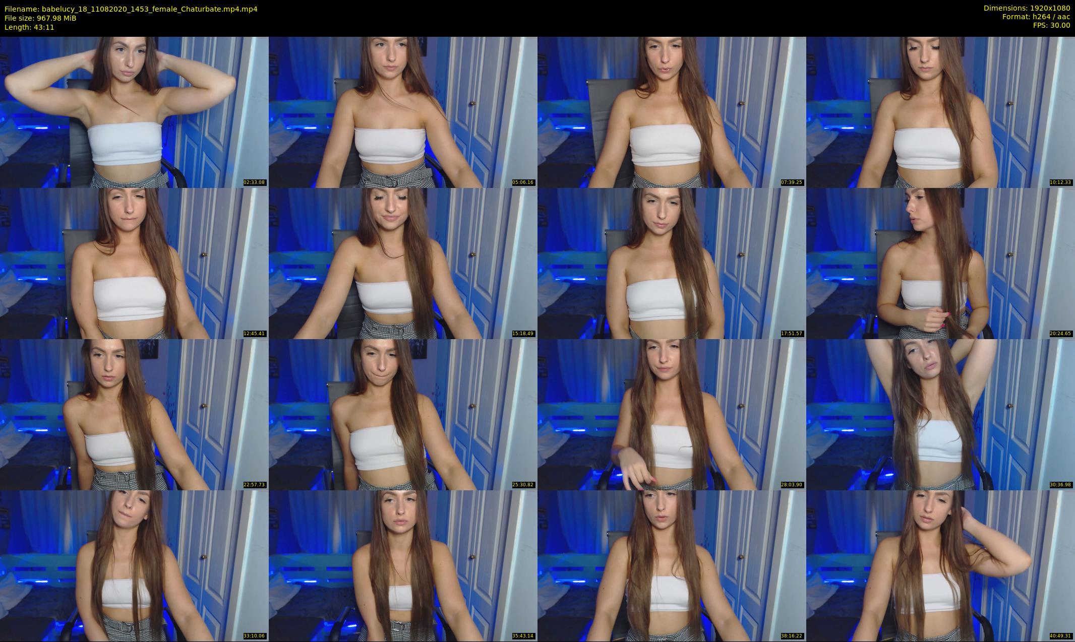 babelucy_18 — 44 minute Chaturbate female cam show recording, 1080p, Aug 11, 2020