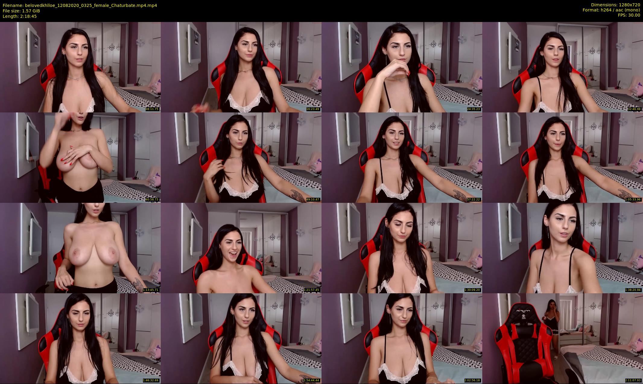 belovedkhlloe — 139 minute Chaturbate female cam show recording, 720p, Aug 12, 2020