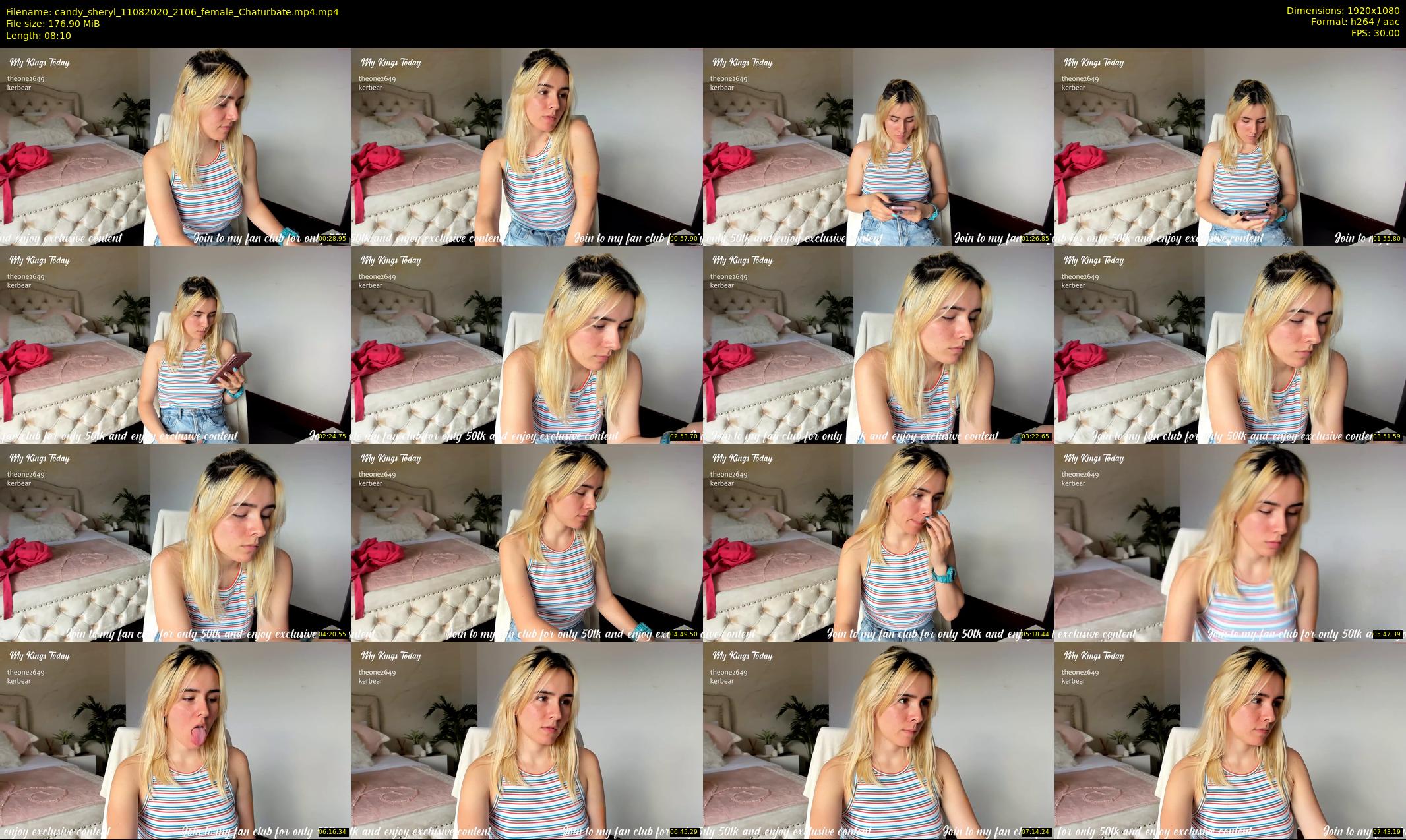 candy_sheryl — 9 minute Chaturbate female cam show recording, 1080p, Aug 11, 2020