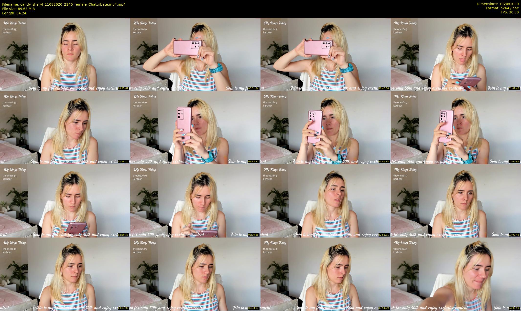 candy_sheryl — 5 minute Chaturbate female cam show recording, 1080p, Aug 11, 2020