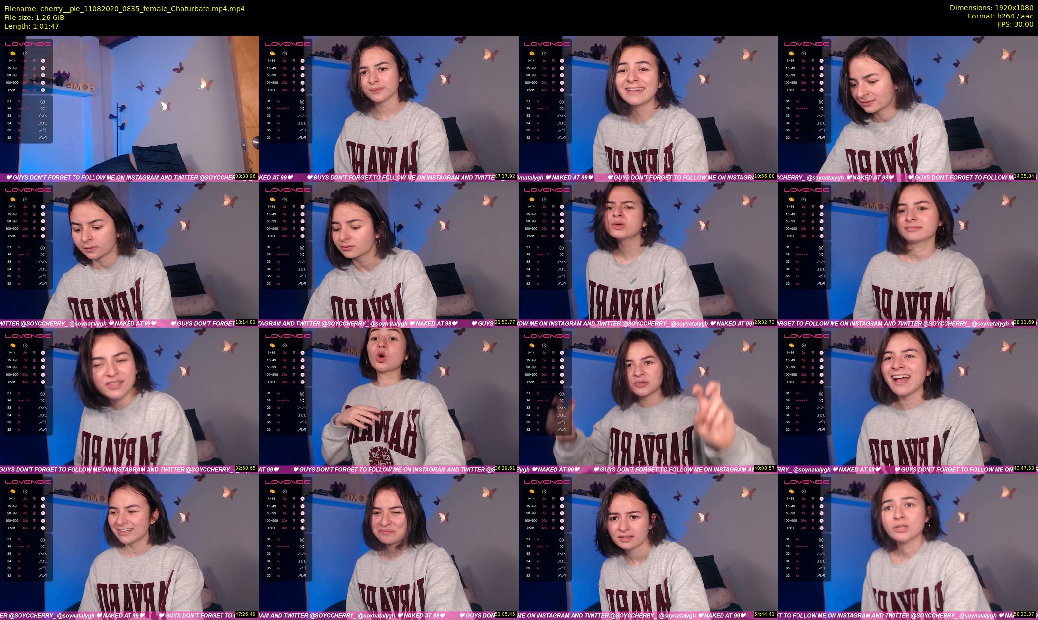 cherry__pie — 62 minute Chaturbate female cam show recording, 1080p, Aug 11, 2020
