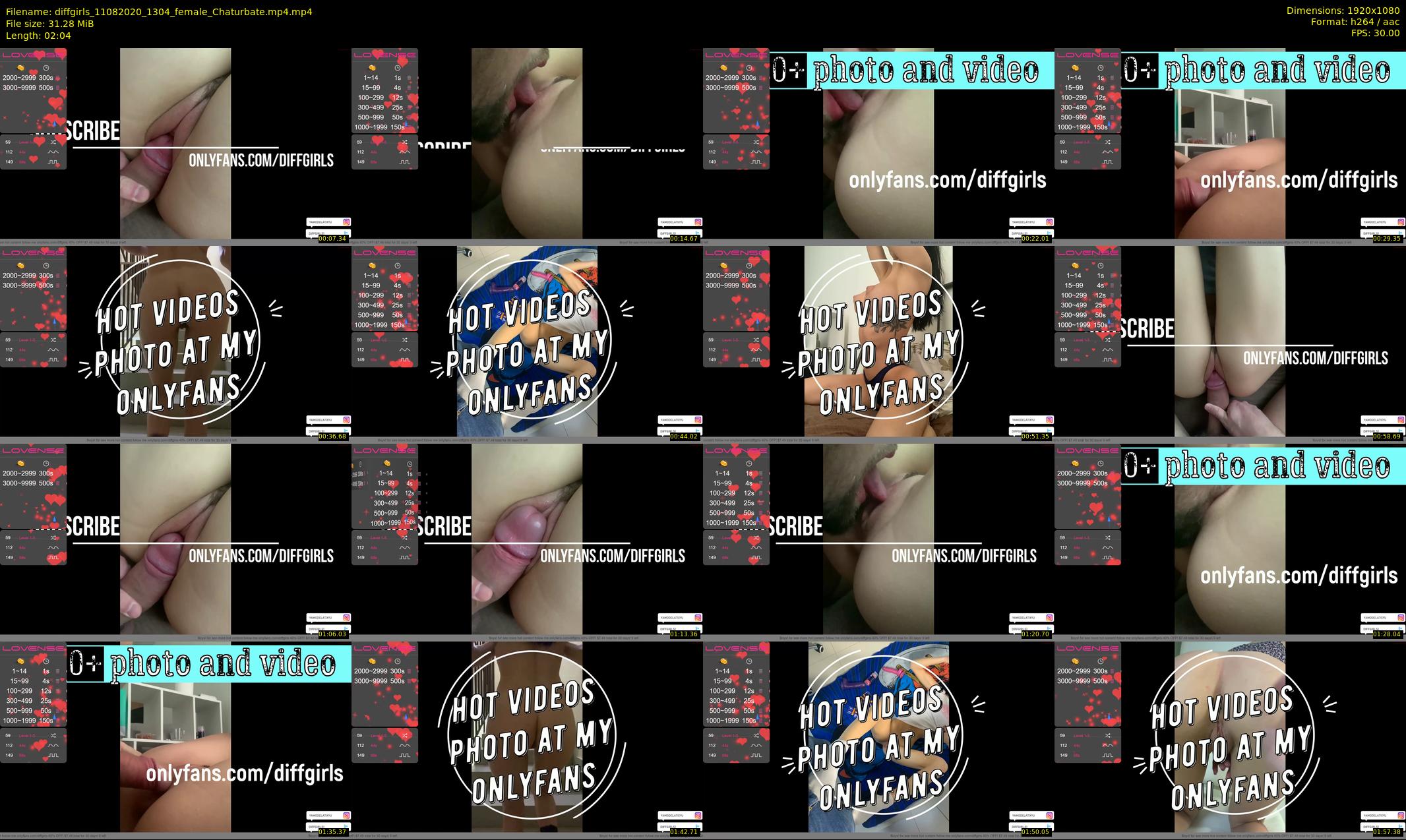 diffgirls — 3 minute Chaturbate female cam show recording, 1080p, Aug 11, 2020