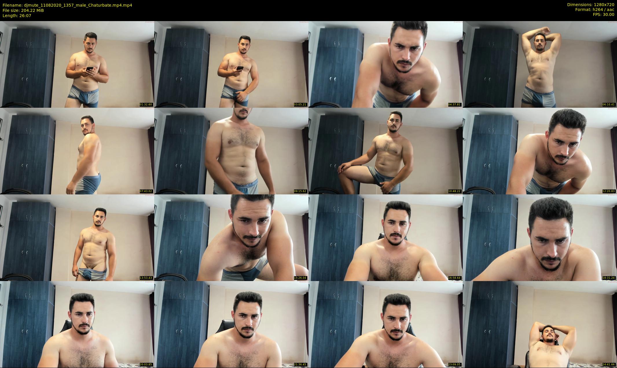 djmute — 27 minute Chaturbate male cam show recording, 720p, Aug 11, 2020