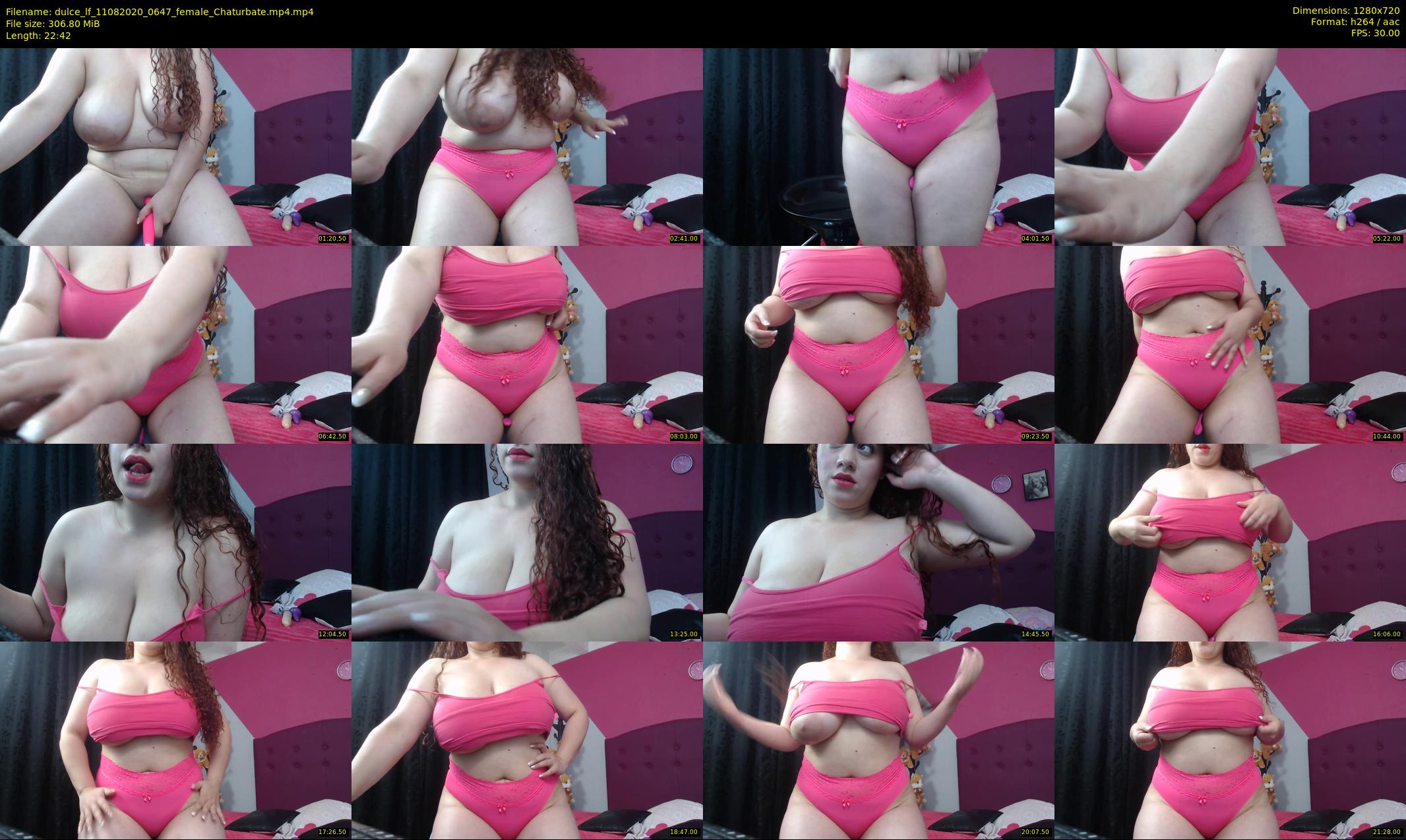 dulce_lf — 23 minute Chaturbate female cam show recording, 720p, Aug 11, 2020