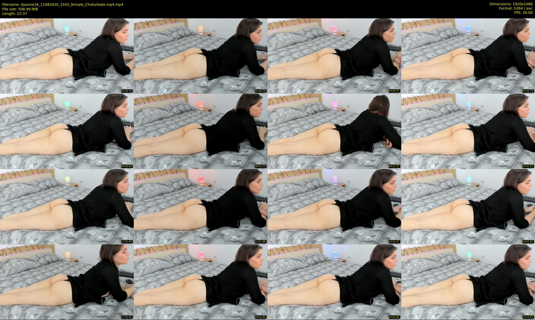 dyanne18 — 23 minute Chaturbate female cam show recording, 1080p, Aug 11, 2020